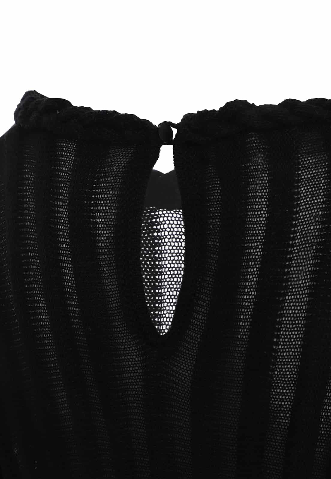 BRAID NECK RIBBED TOP - miniatura 7
