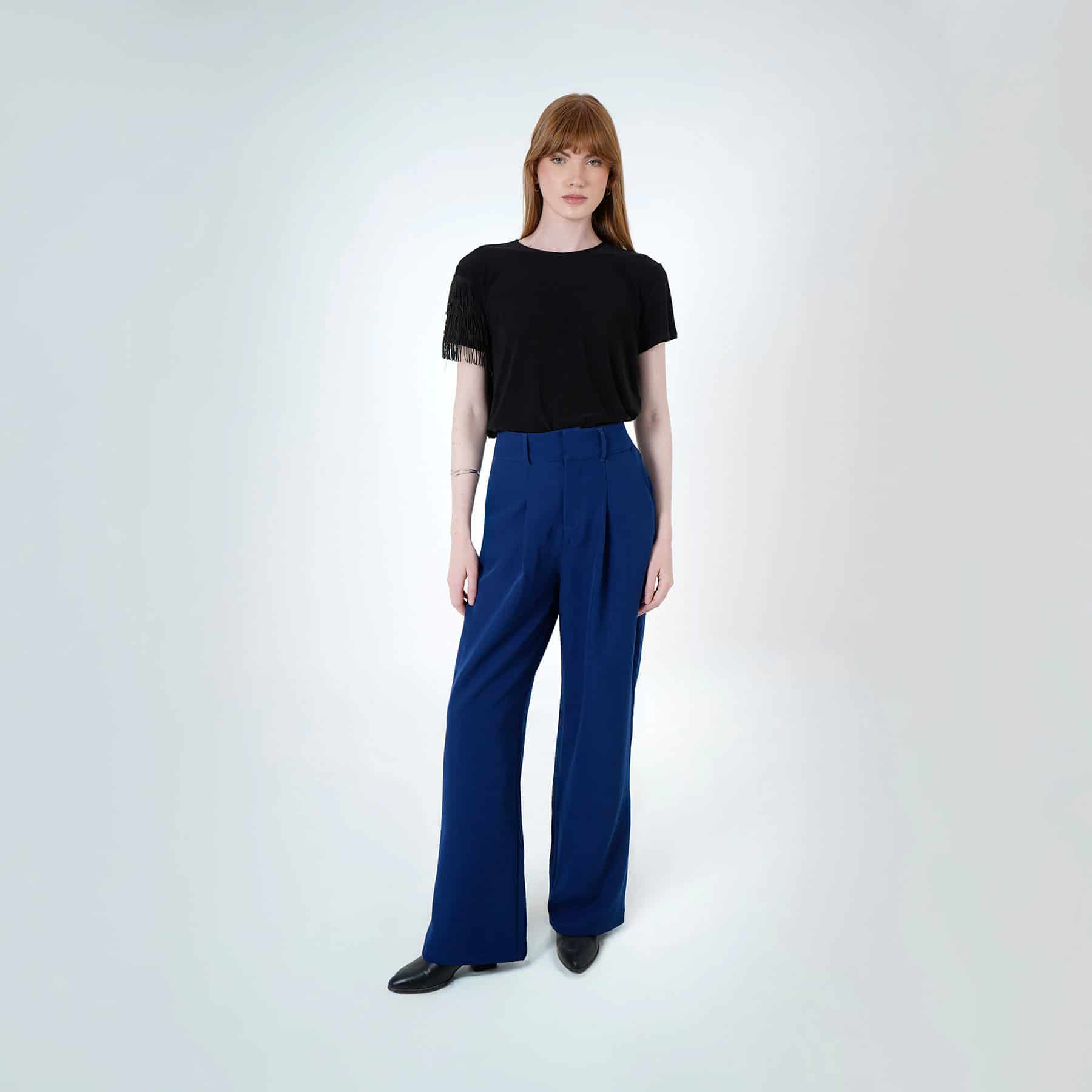 Pantalon Tiro Alto Bota Recta - miniatura 1