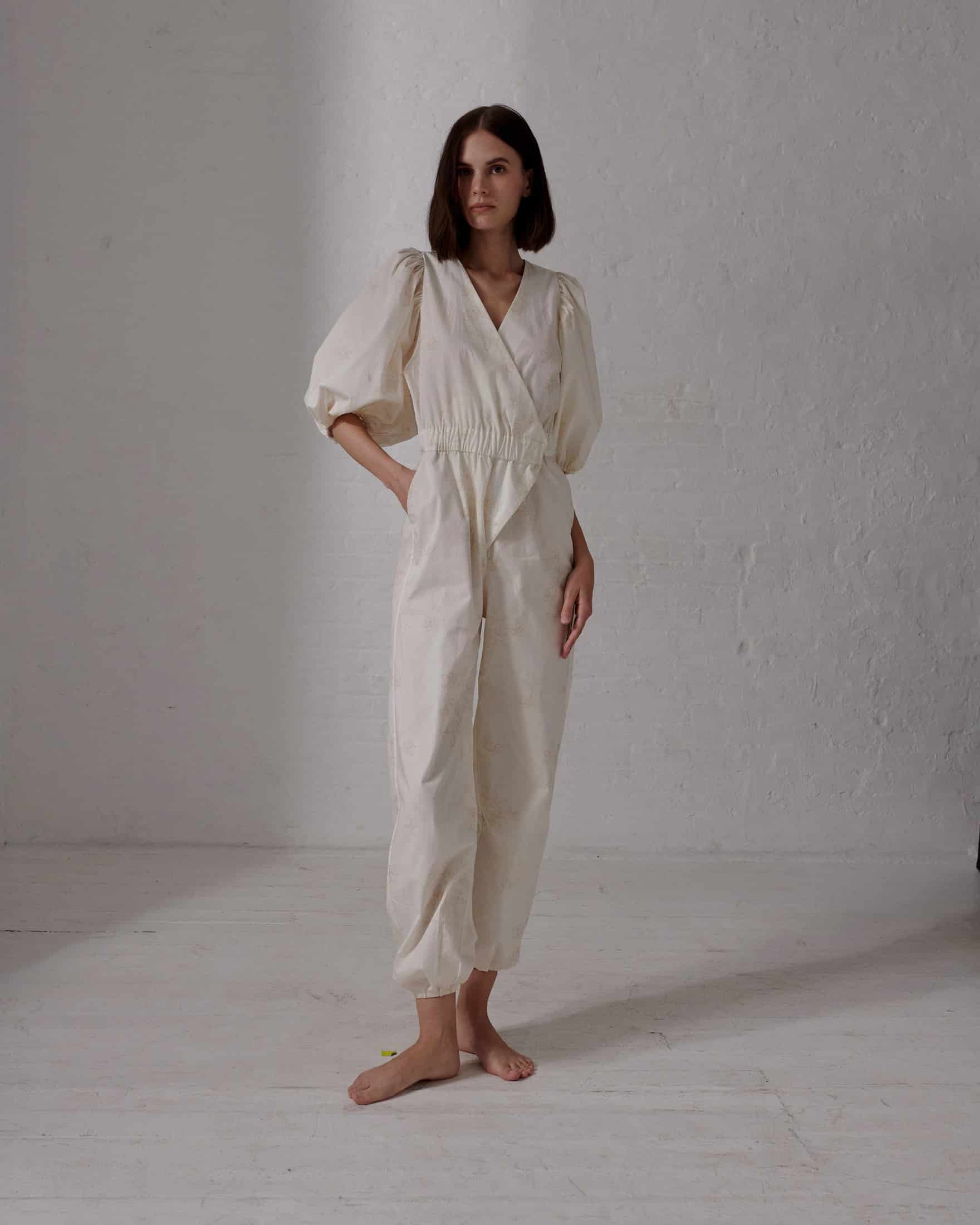 Guayacan Cotton Bio Jumpsuit / Ivory - miniatura 2