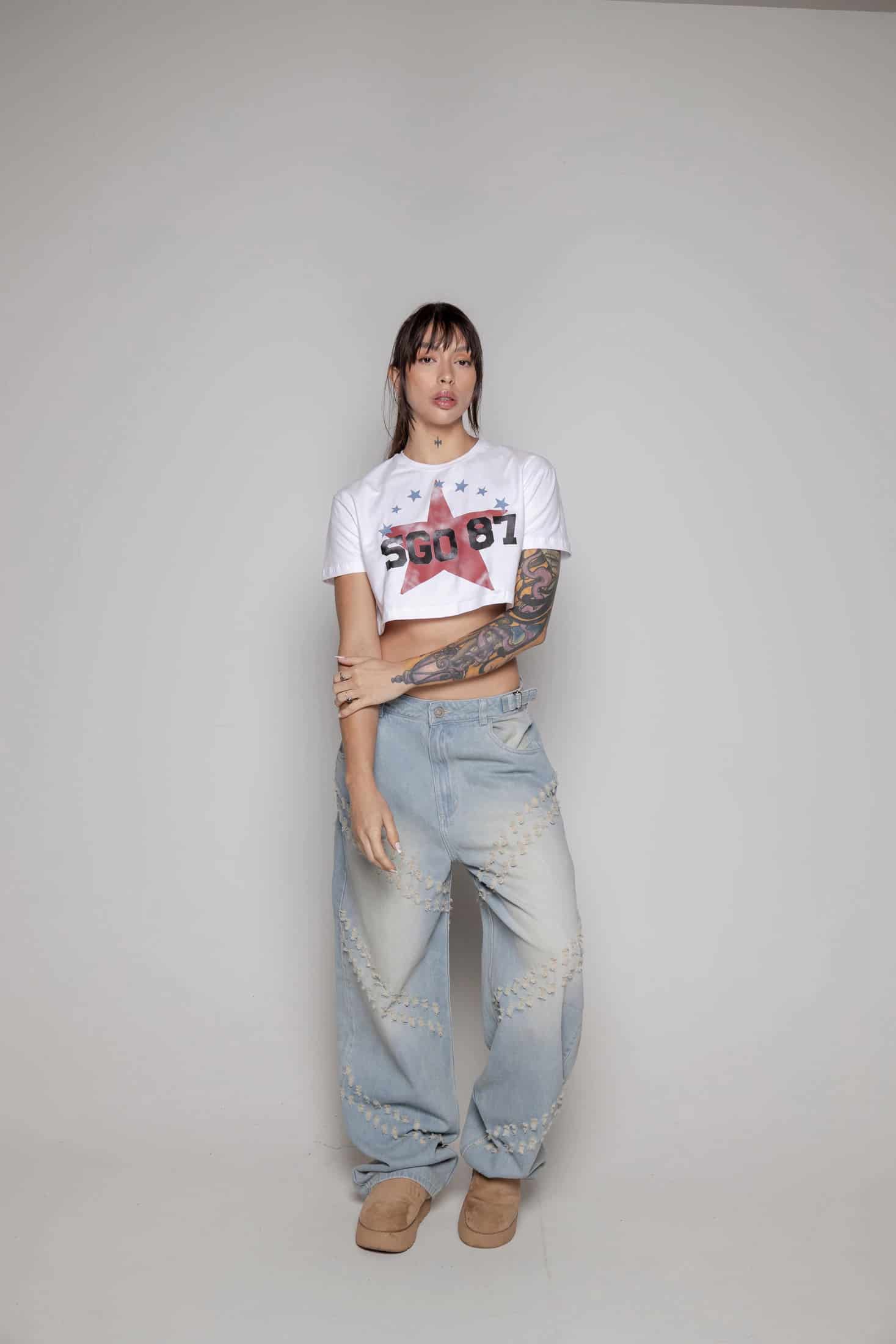 Crop-Top Courage Estrella-Blanco - miniatura 2