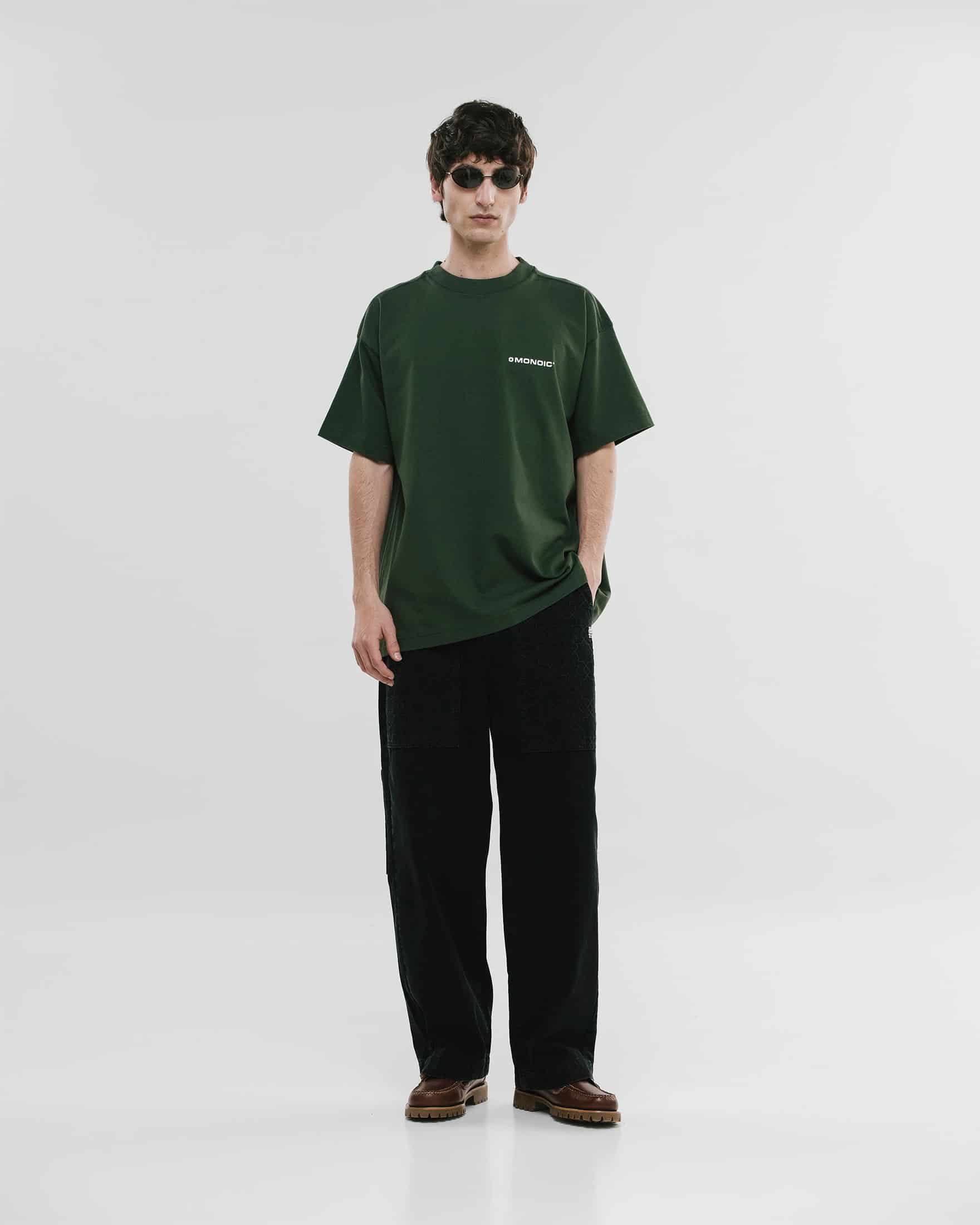 Camiseta Oversized Básica V4 - Forest Green - miniatura 2