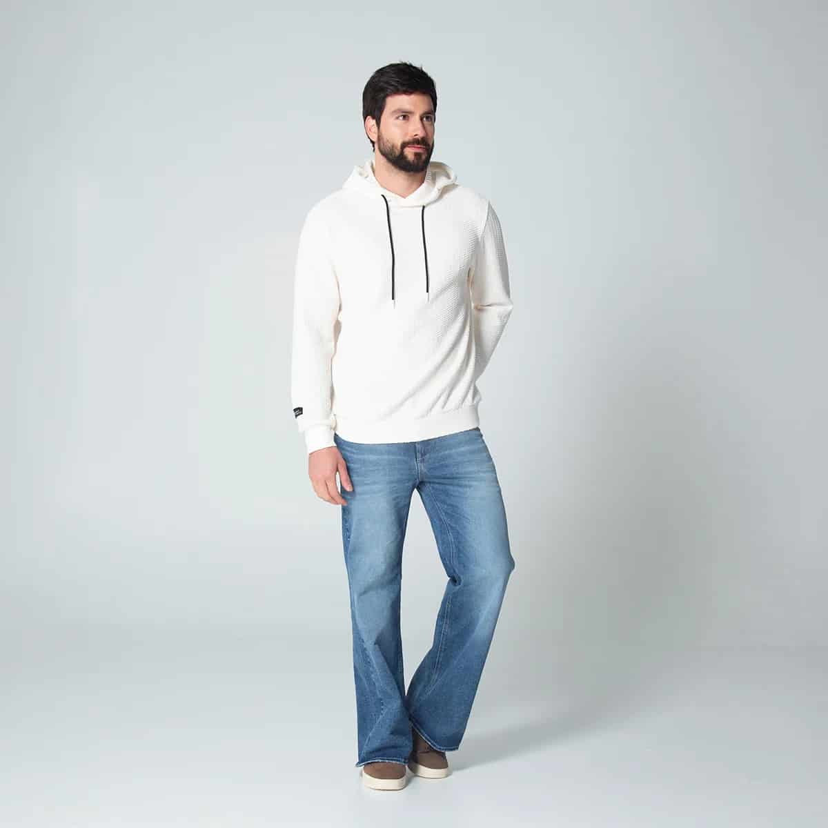 Buzo Hoddie Regular Moca - miniatura 2