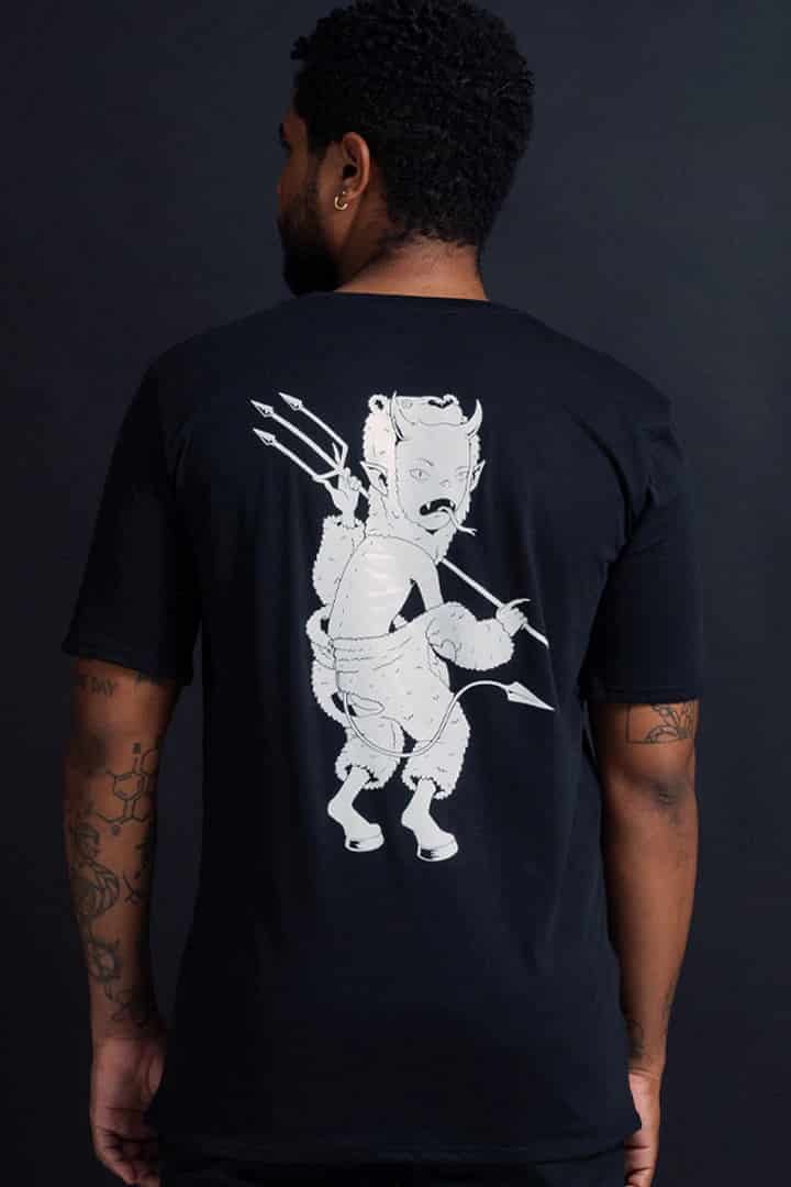 Camiseta diablo disfrazado de oso - miniatura 1
