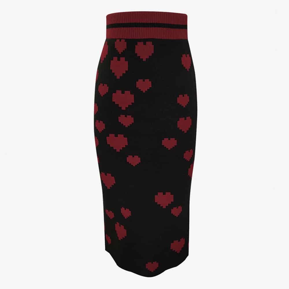 Falda Cuore Negro. - miniatura 3