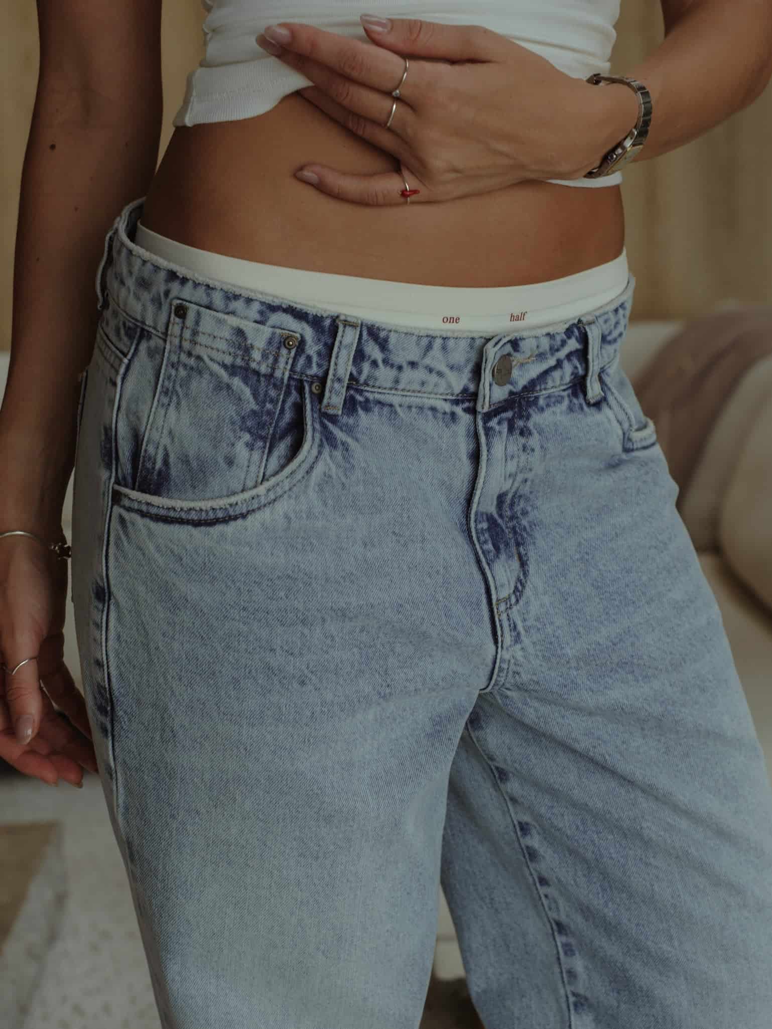 LOW RENEW JEAN - OLD LIGHT BLUE - miniatura 8