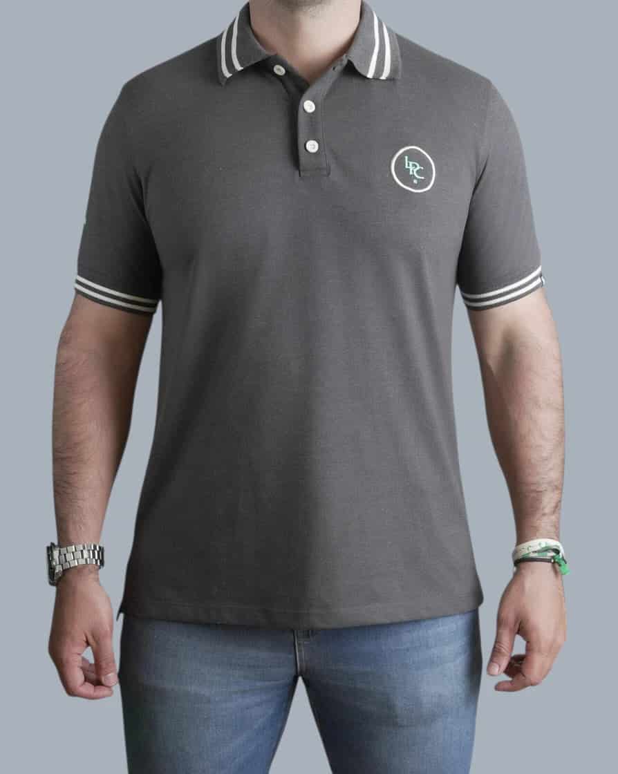 CAMISA POLO GRIS LPC HOMBRE - miniatura 1