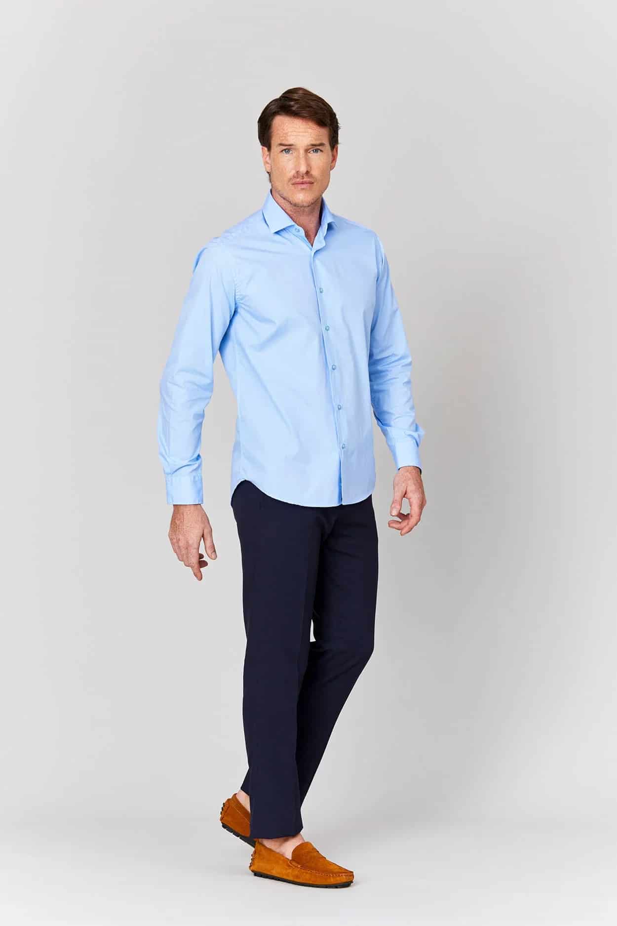 Men's cotton shirt celpolvo muslin - miniatura 4