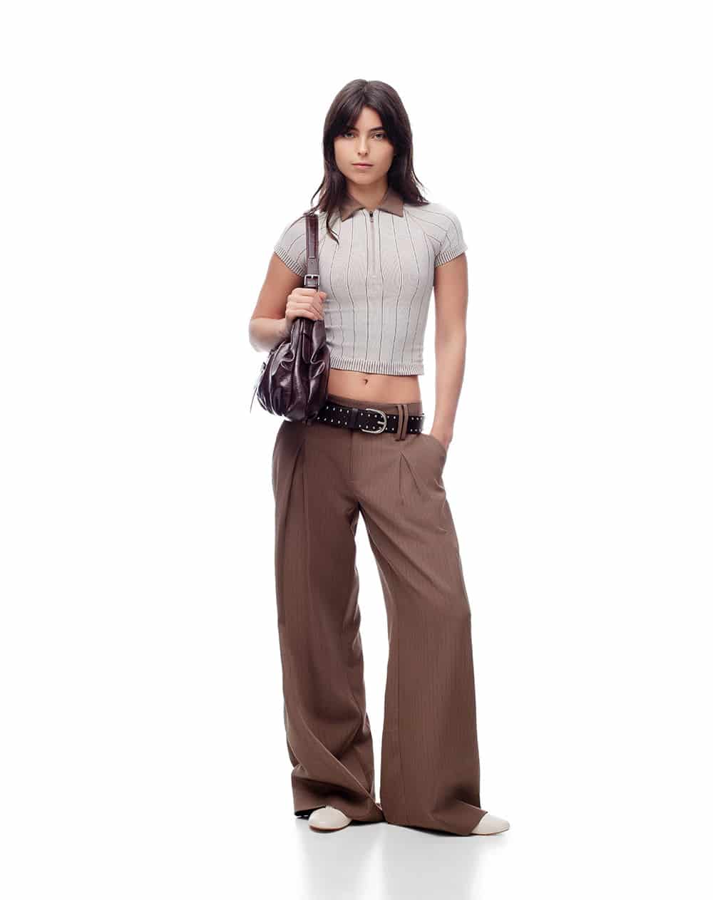 Polo slim seamless rayas mujer - miniatura 4