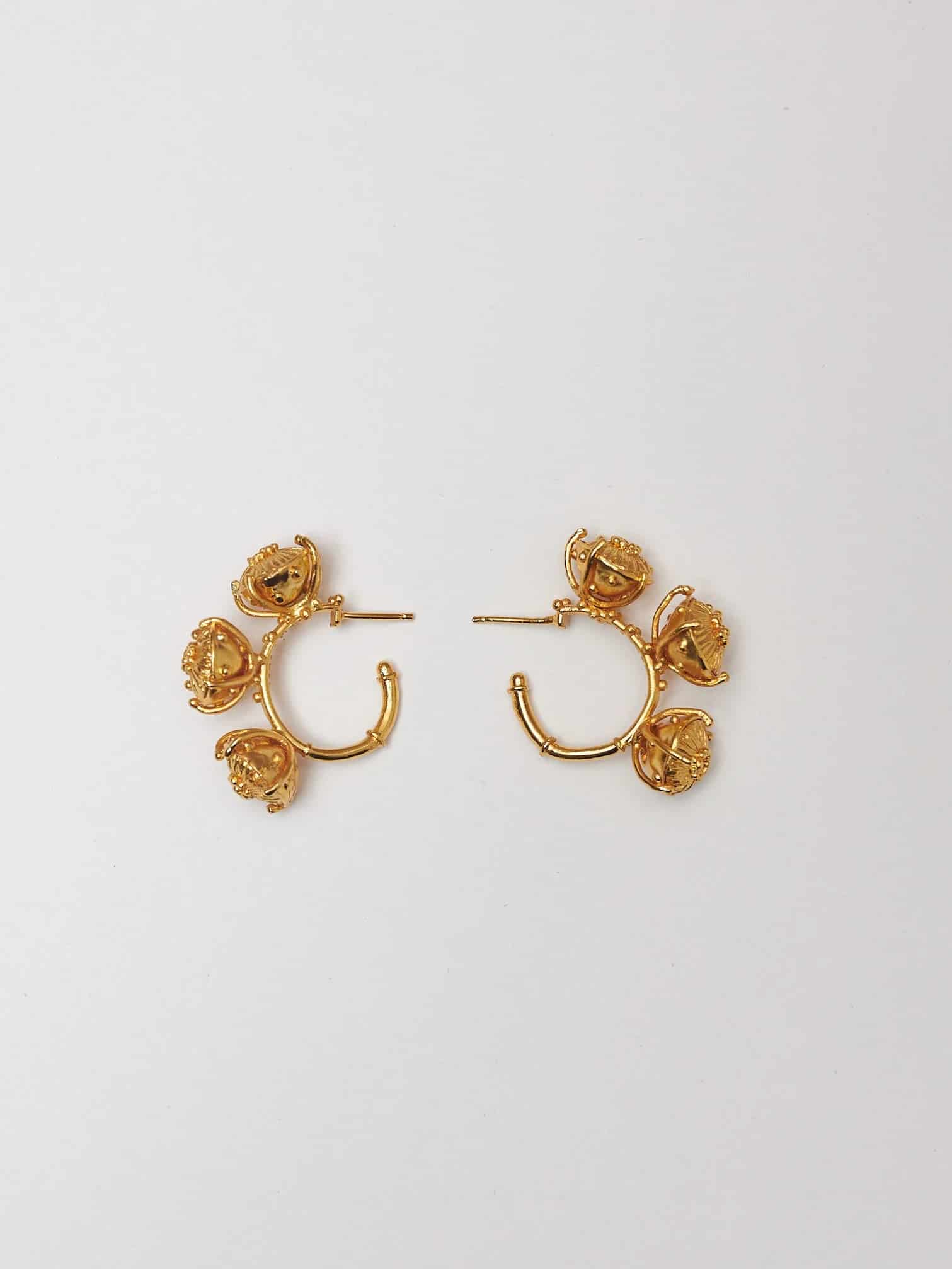 MAXI HOOP EARRINGS "SOMBRERITO" - miniatura 3