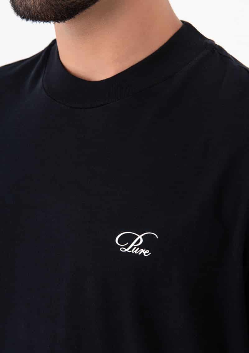 Atelier regular black t-shirt - miniatura 9