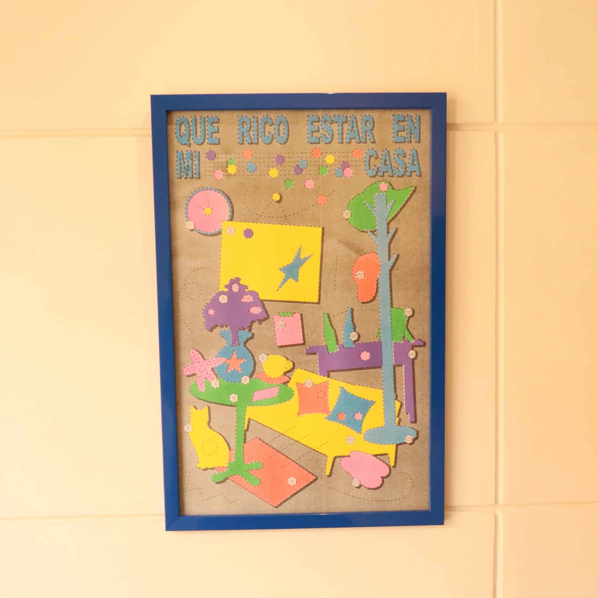 Amo estar en mi casa póster- TRABAJO HONESTO - miniatura 1
