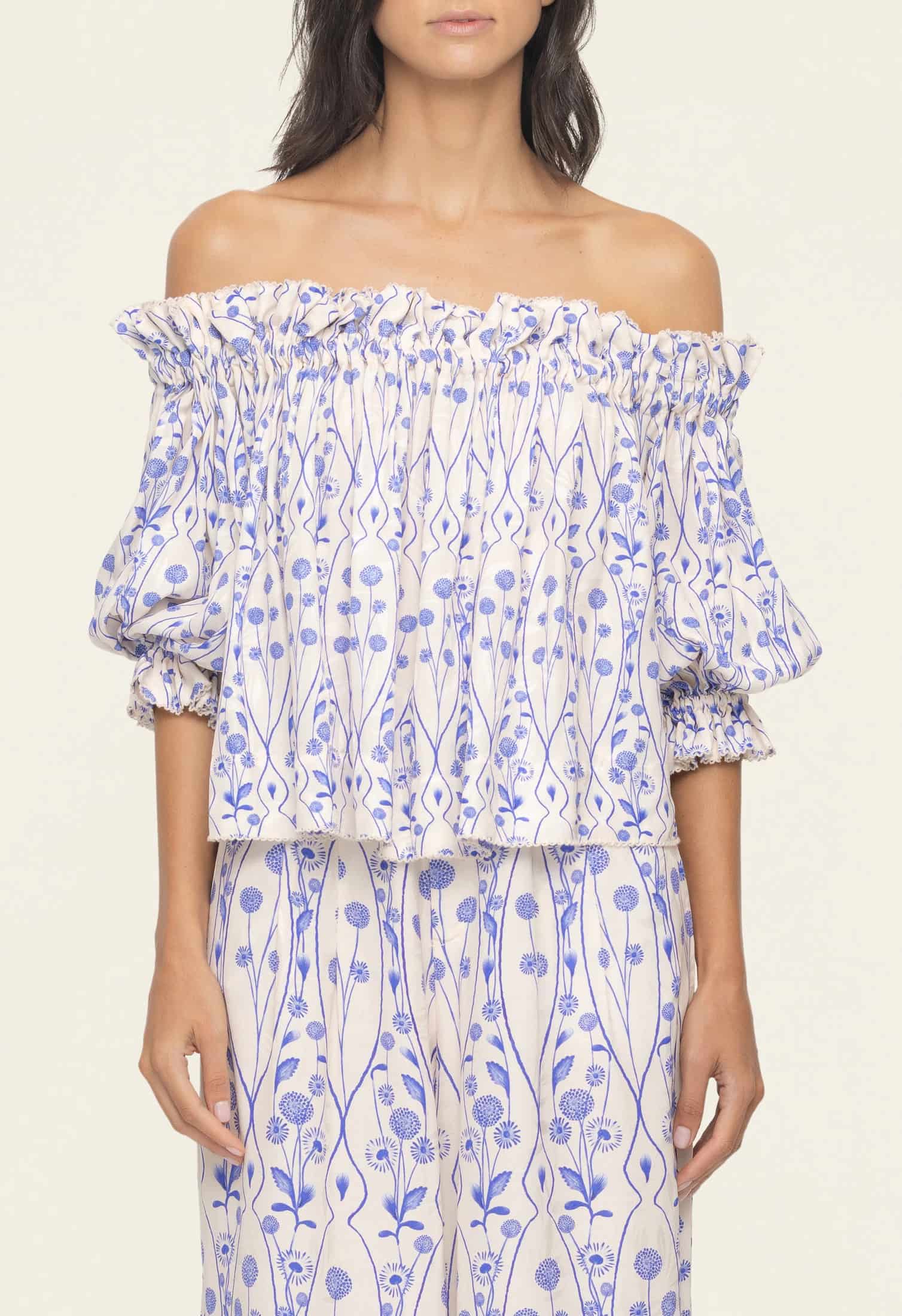 Urucu Petalo Blouse - miniatura 5