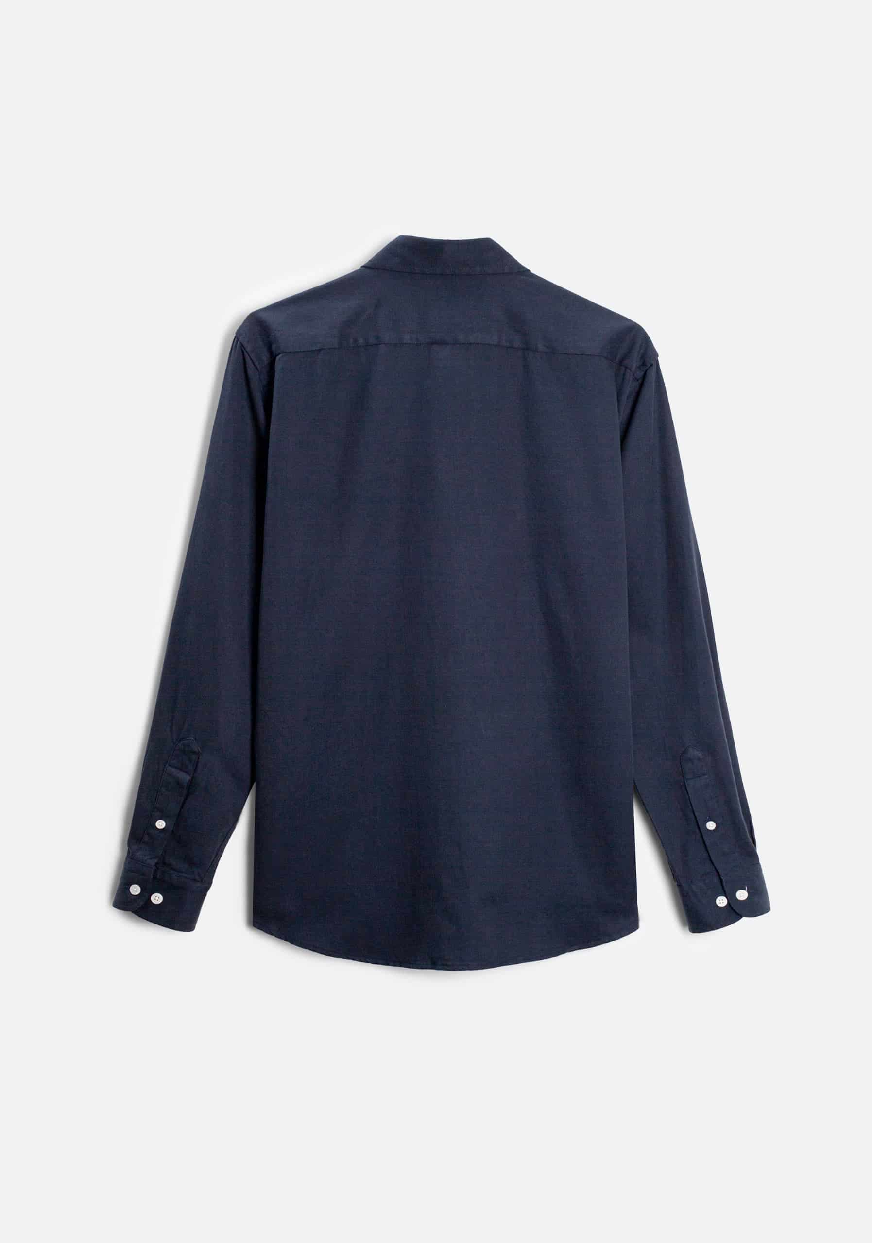 Camisa CF Hamilton Tencel Azul Osc - miniatura 6