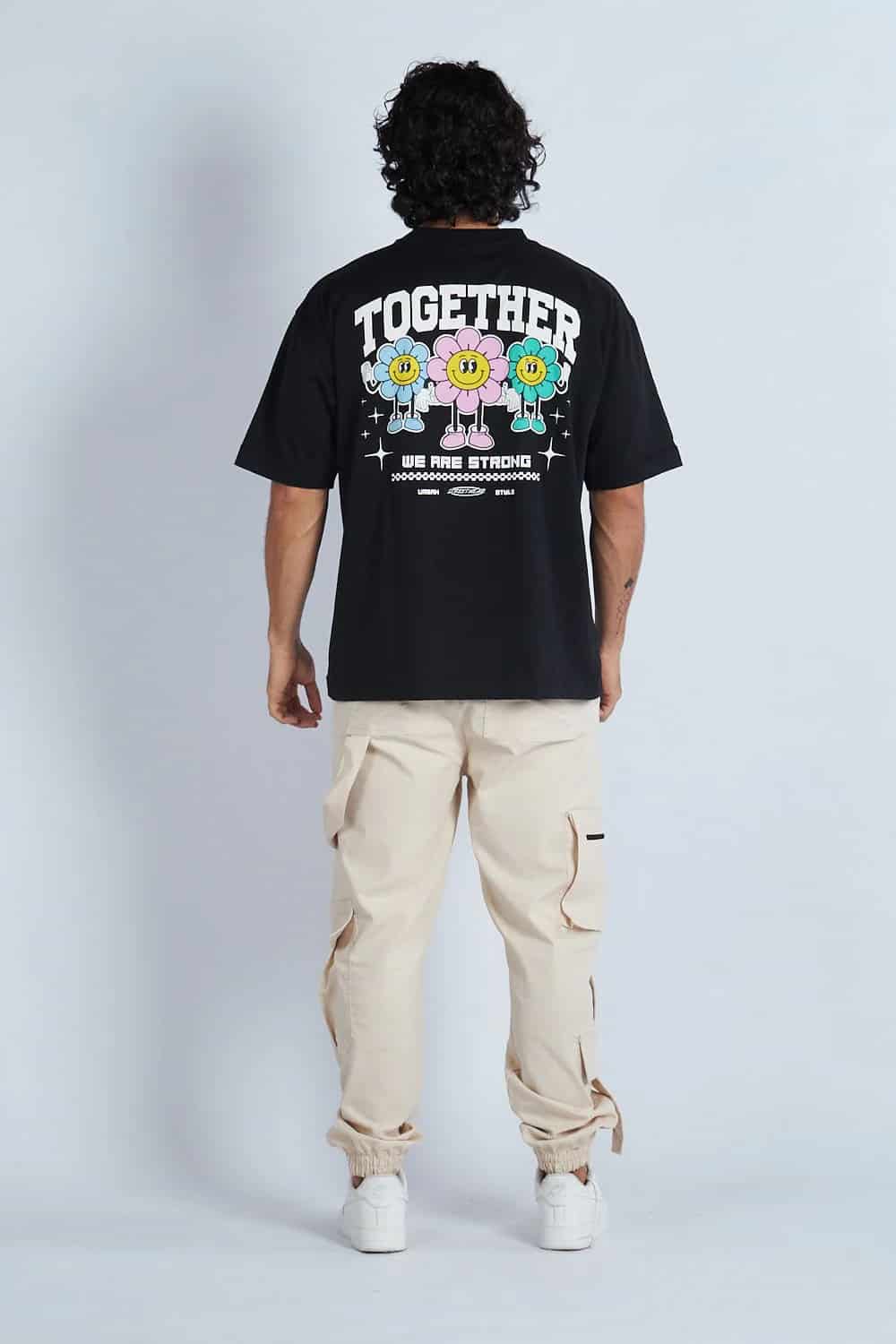 Camiseta oversize estampada Negro | DROP 03 | - miniatura 3