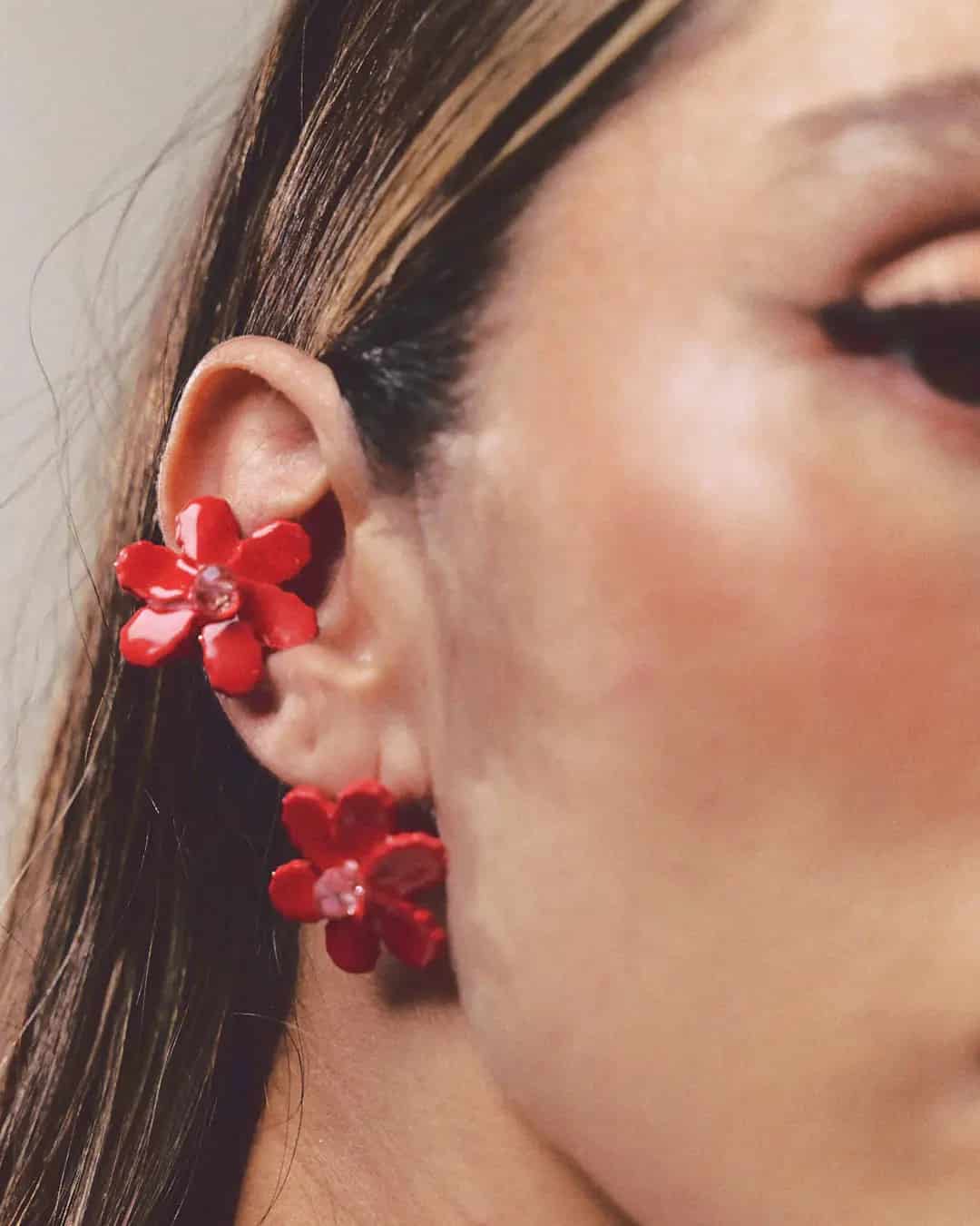 Aretes Flor para mi mini - miniatura 5