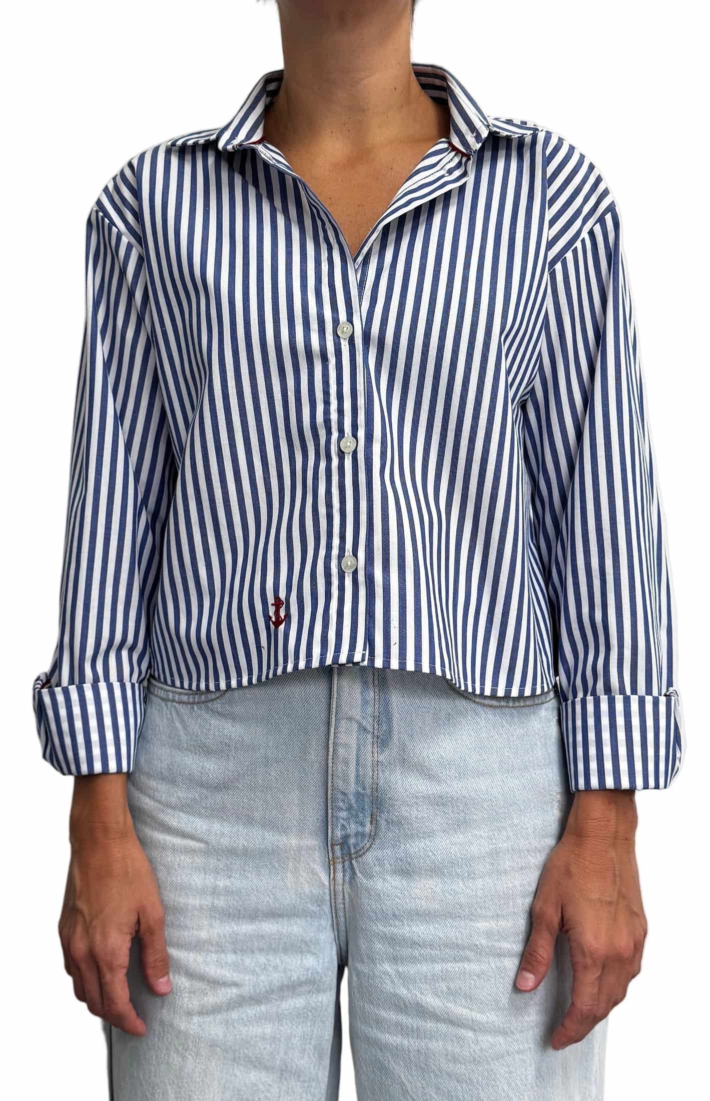 Blusa Rayas Navy - miniatura 3