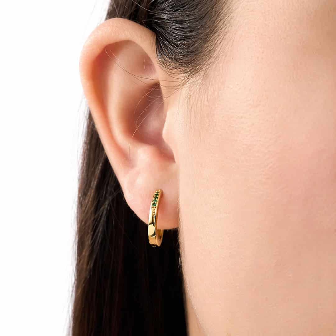 Aretes Gypsy Esmeralda - miniatura 2