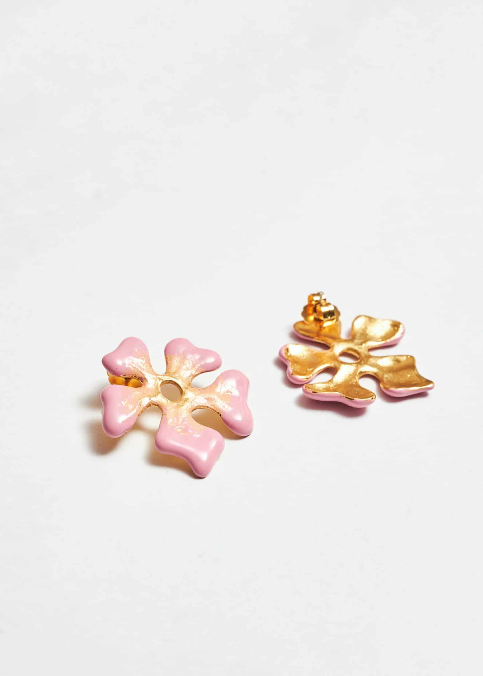 Aretes Flora Rosa - miniatura 1