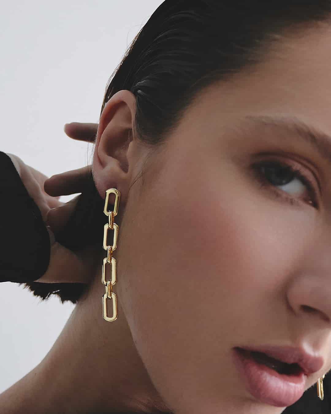 Aretes Eslabones Oro - miniatura 7
