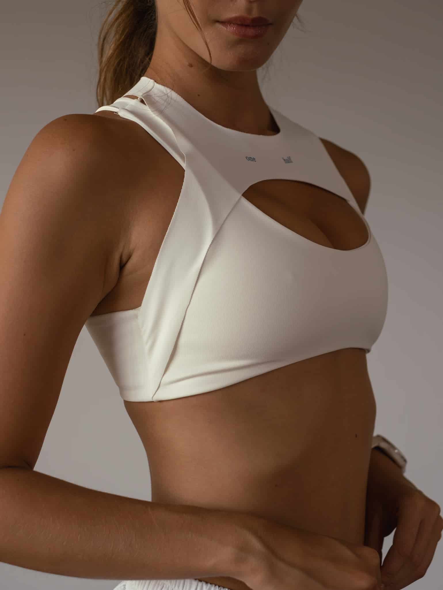 CLUB HIGH SUPPORT TOP - SOFT WHITE - miniatura 9