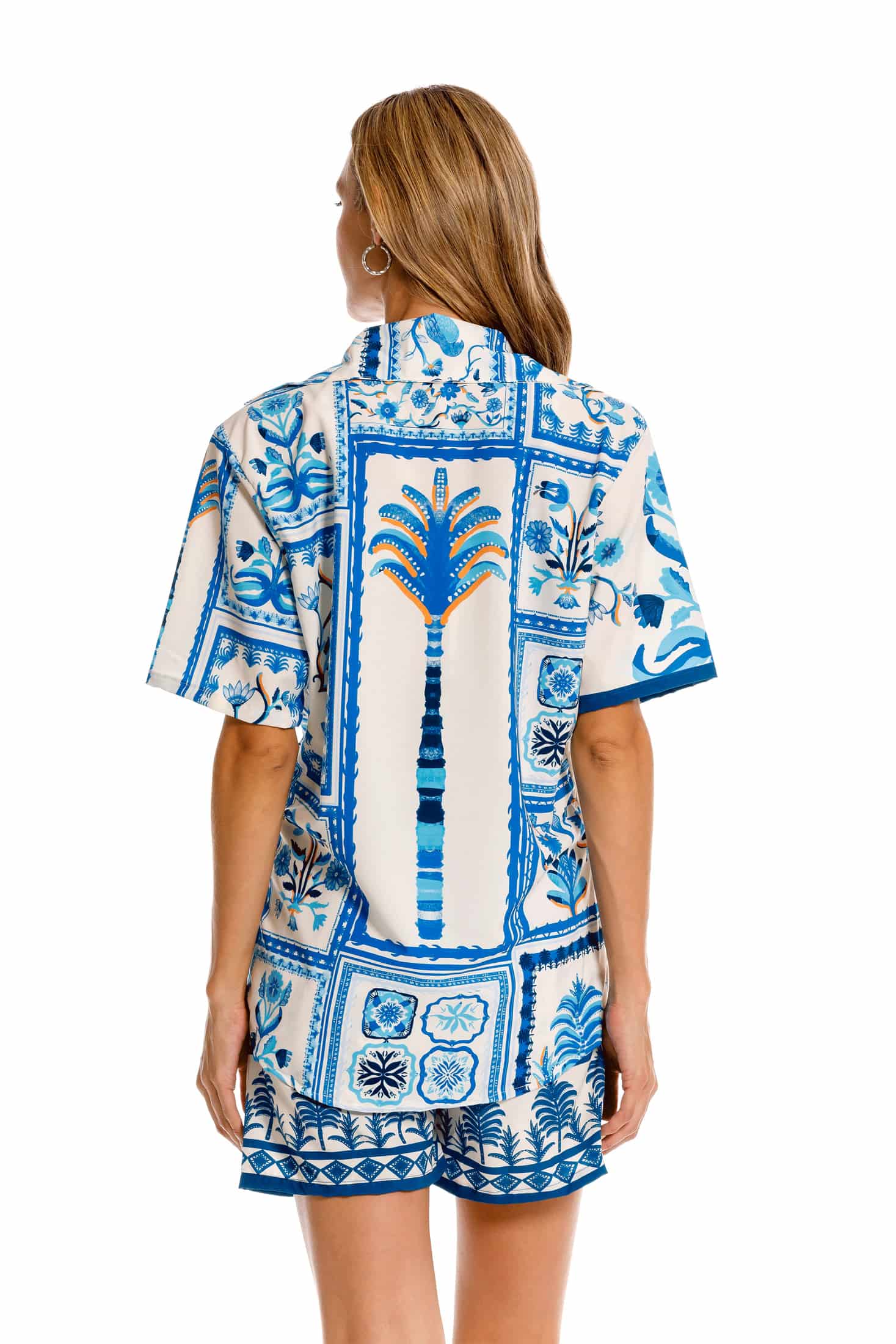 Camisa Rosseta Azul - miniatura 2