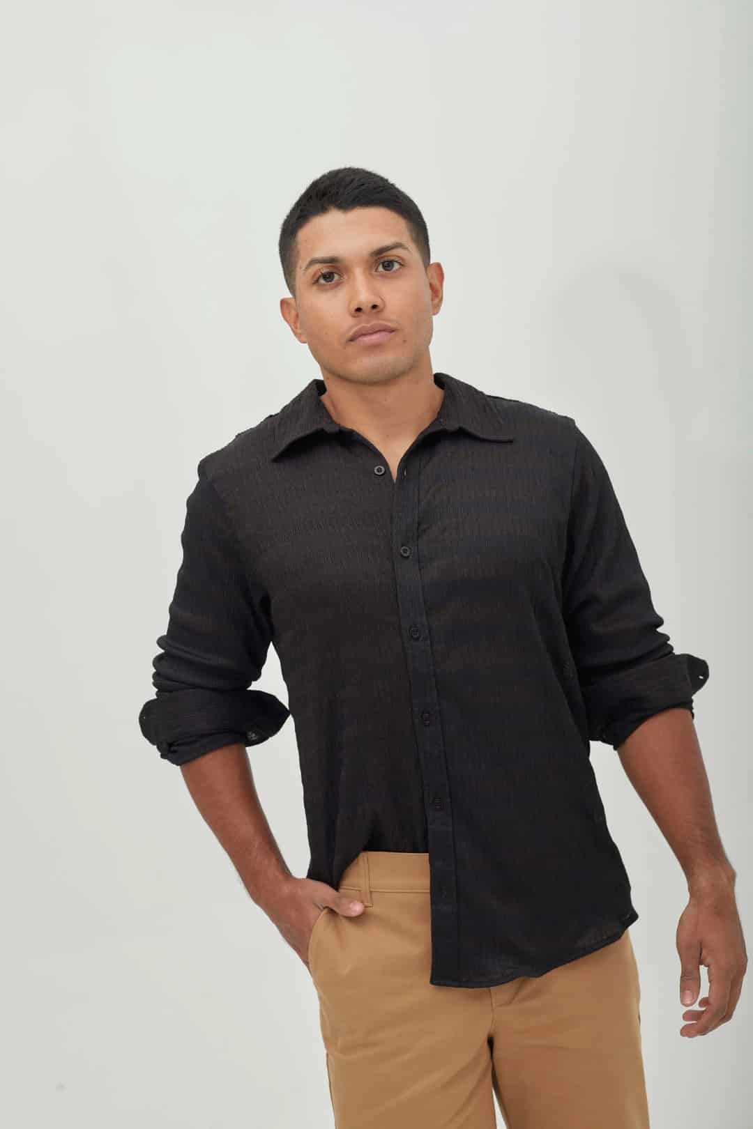 Camisa Brisa Negra - miniatura 1