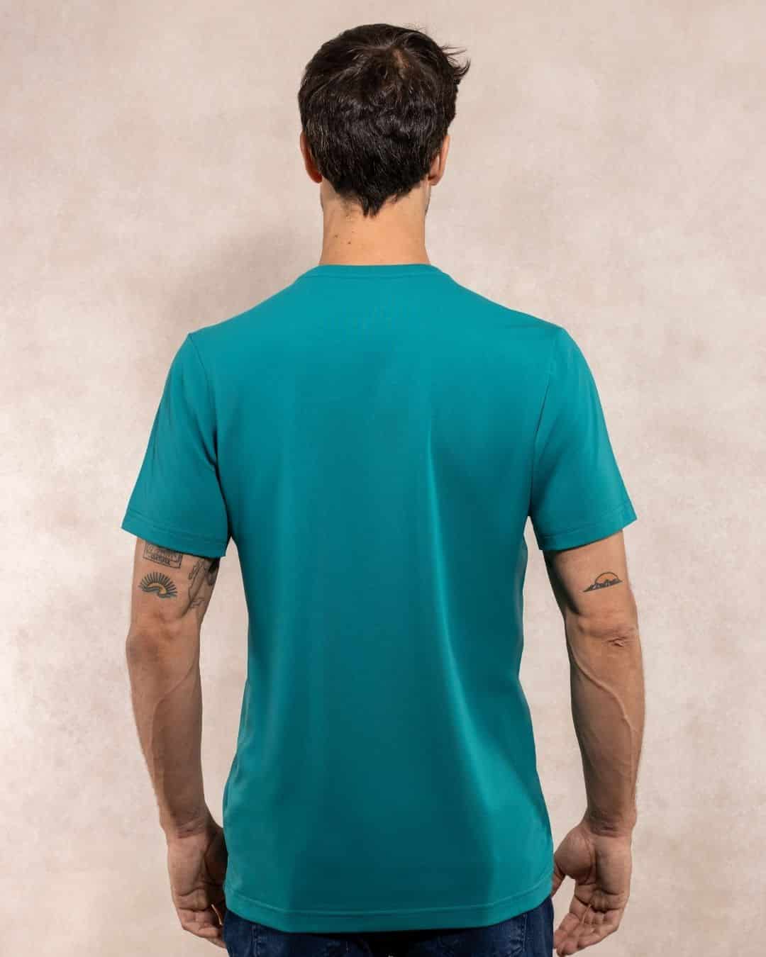 Camiseta Antimanchas Verde Esmeralda - Talla Regular - miniatura 3