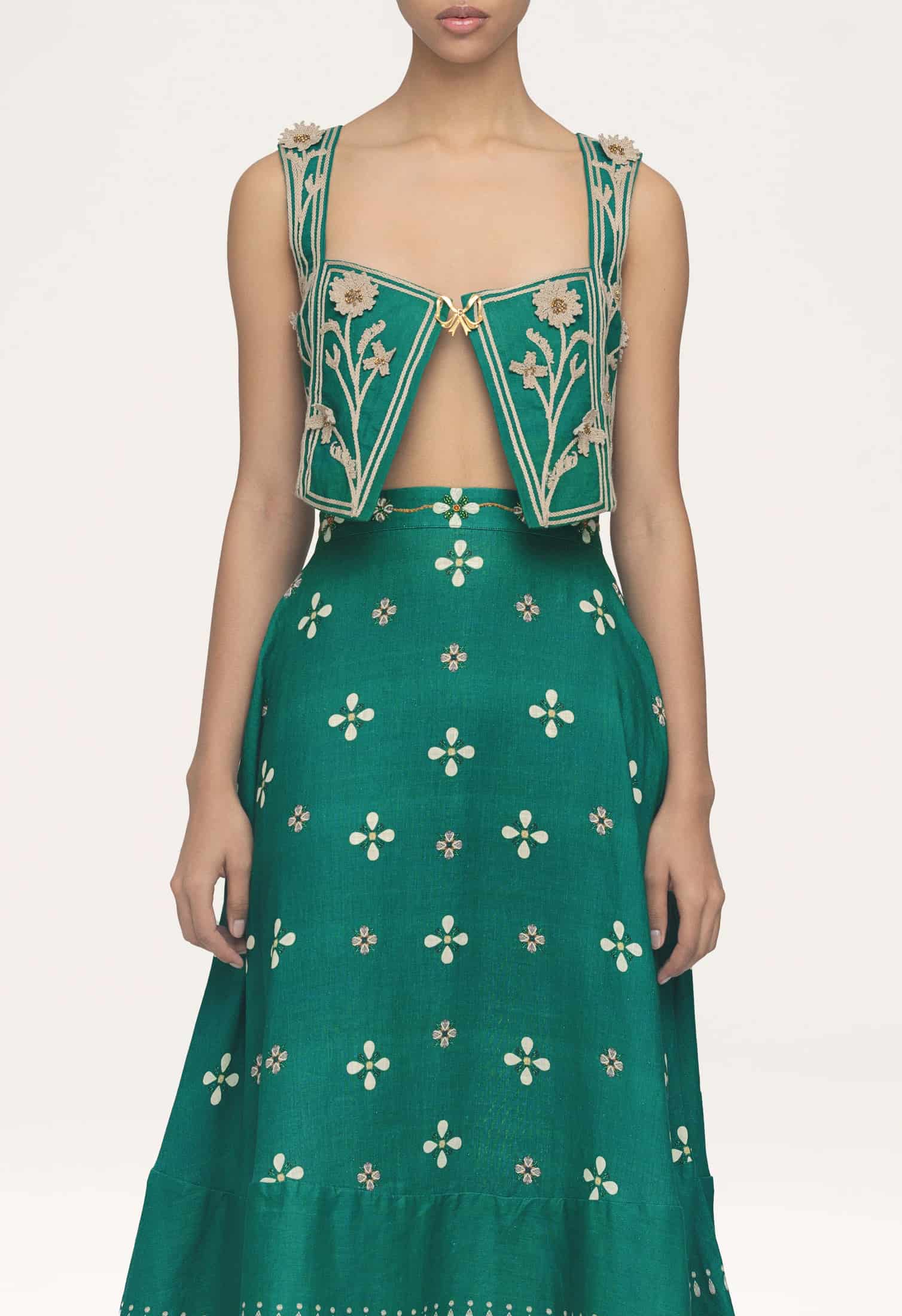 Bel Mar Esmeralda Maxi Skirt - miniatura 4