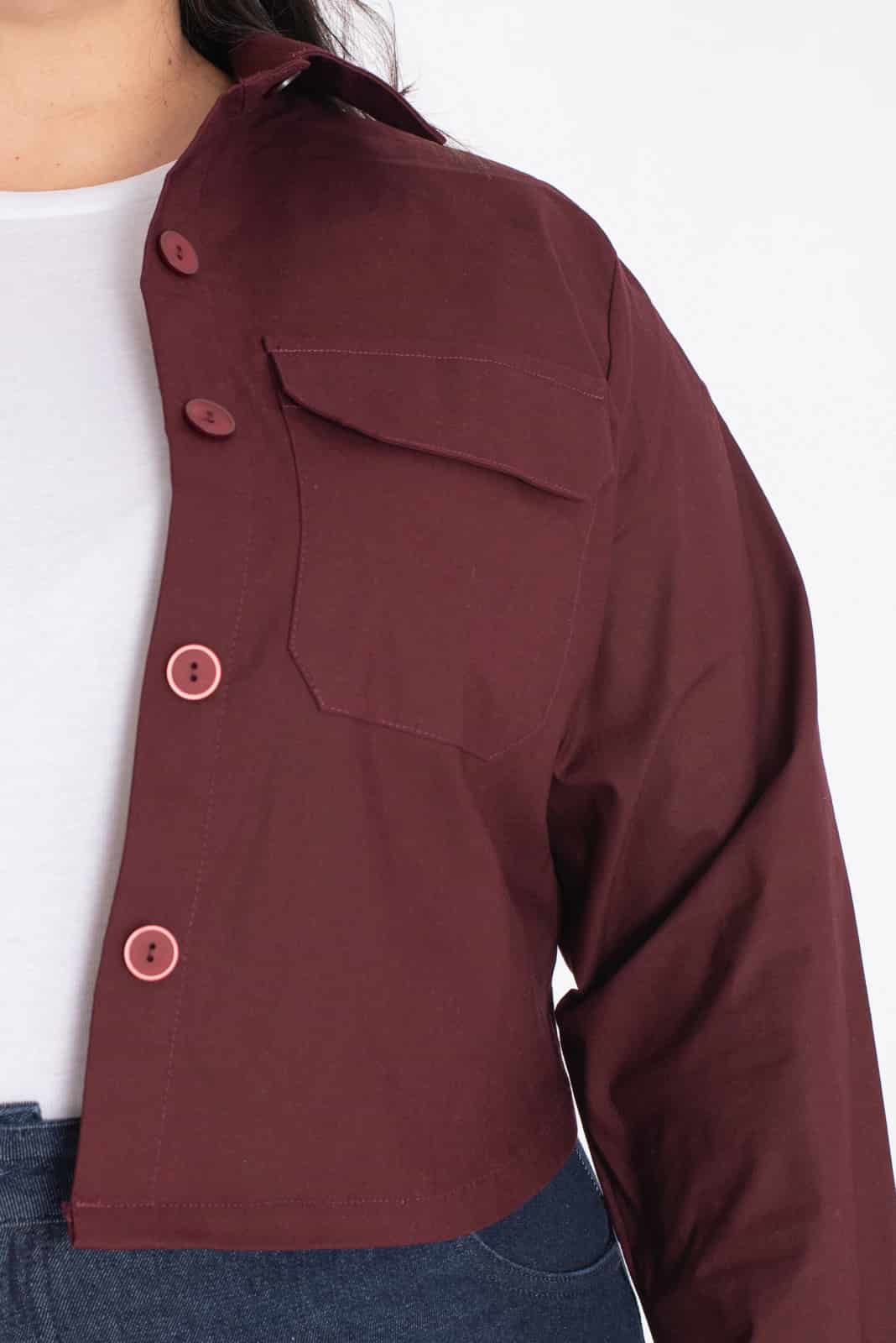 Chaqueta Ramona Vino Tinto - miniatura 3
