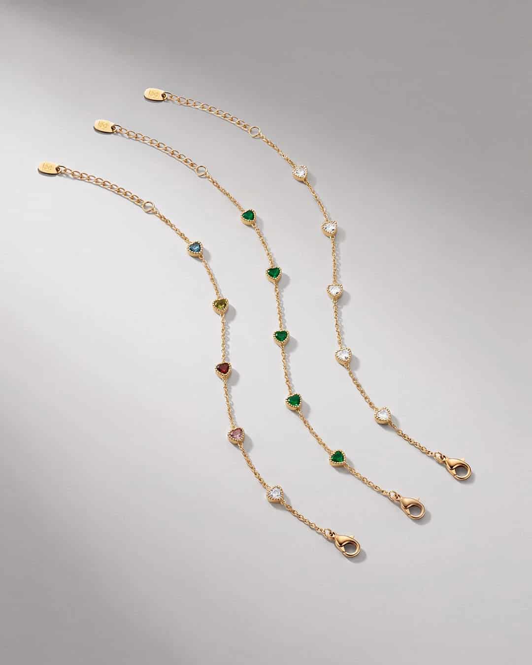 Pulsera 5 Corazones - miniatura 3