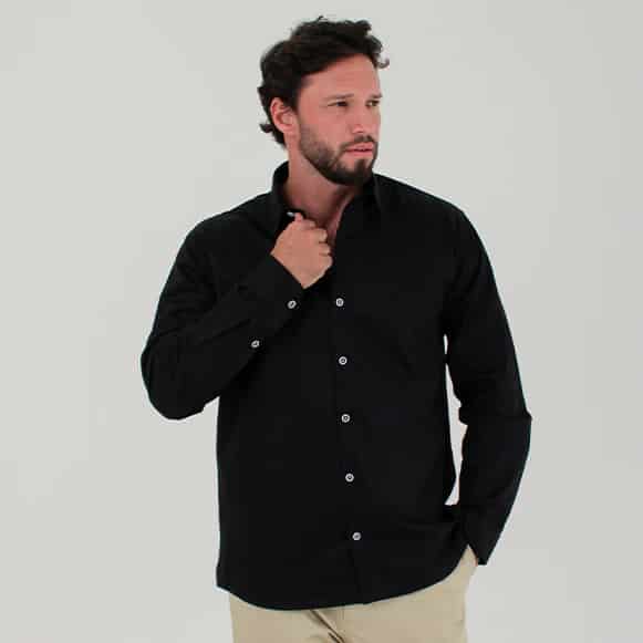 CAMISA ML 100% ALGODON HOMBRE - miniatura 7