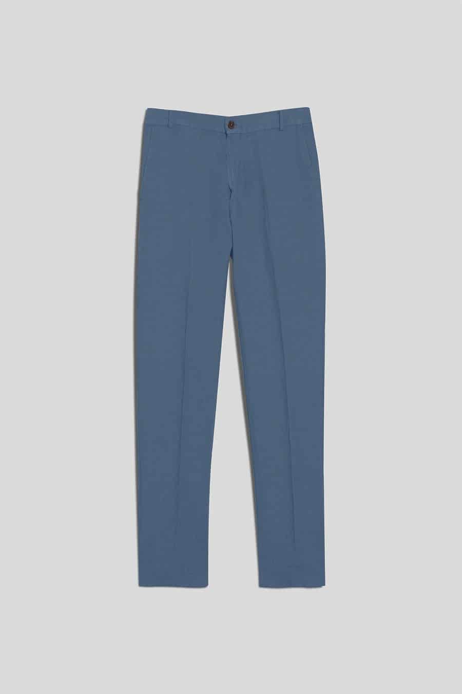 Men's linen pants blue horizon - miniatura 1