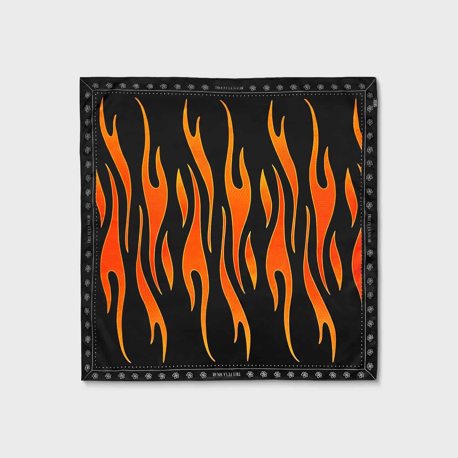 Flames Bandana - Black - miniatura 1