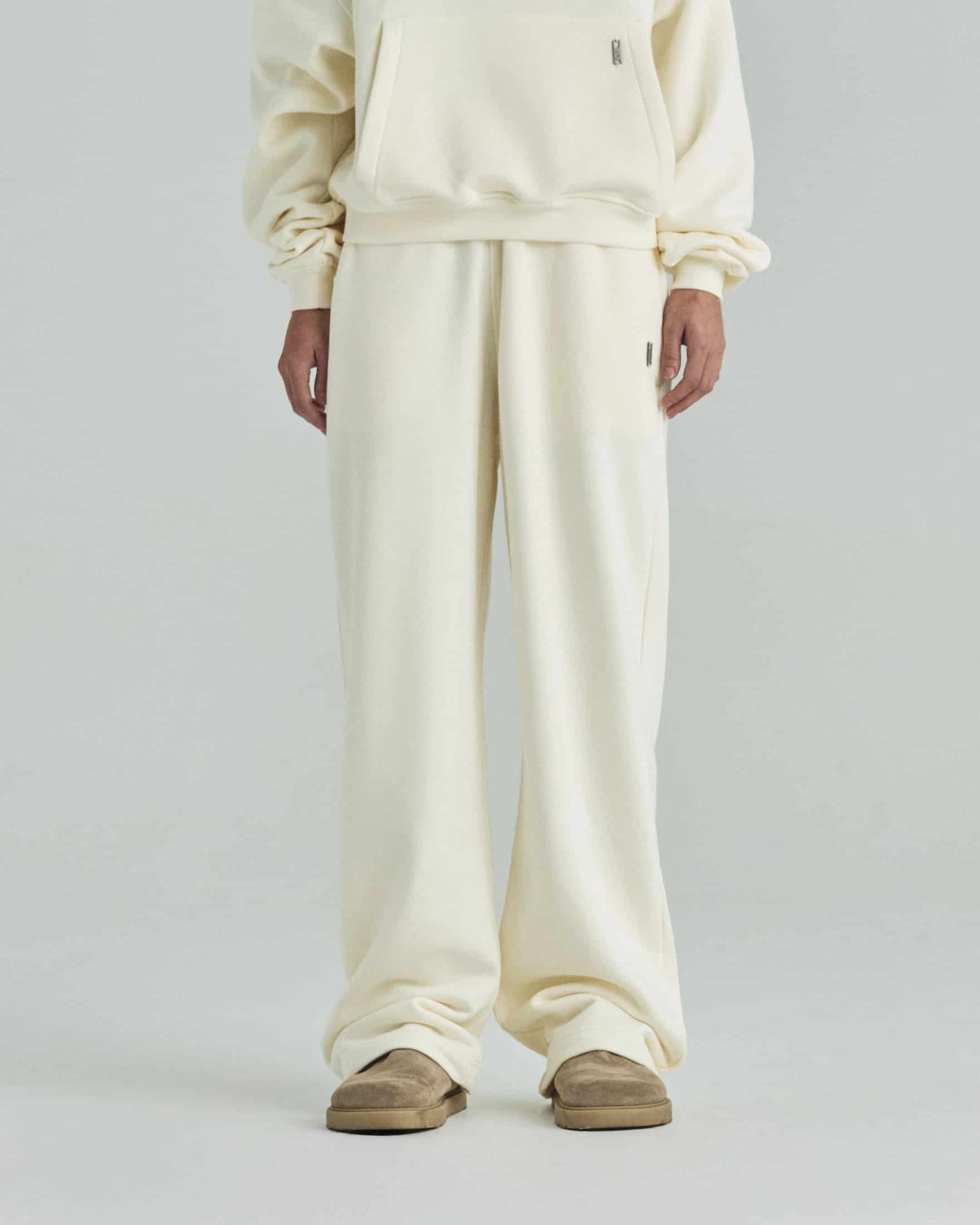 Blanks Barrel Straight Pants Cream - miniatura 6