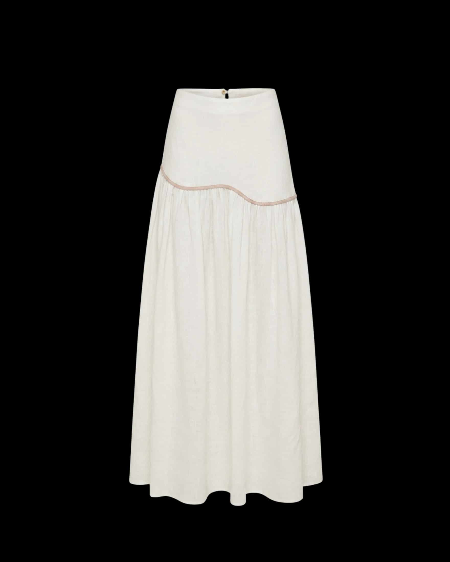 LEIA SKIRT IVORY - miniatura 1