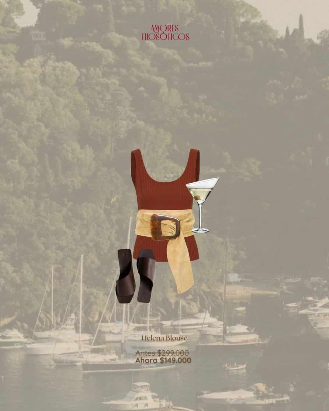 HELENA BLOUSE TERRACOTA - miniatura 3