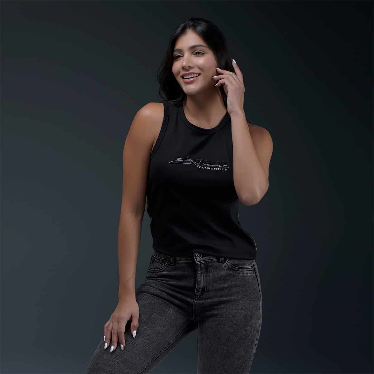 Blusa Negra Mujer - miniatura 1