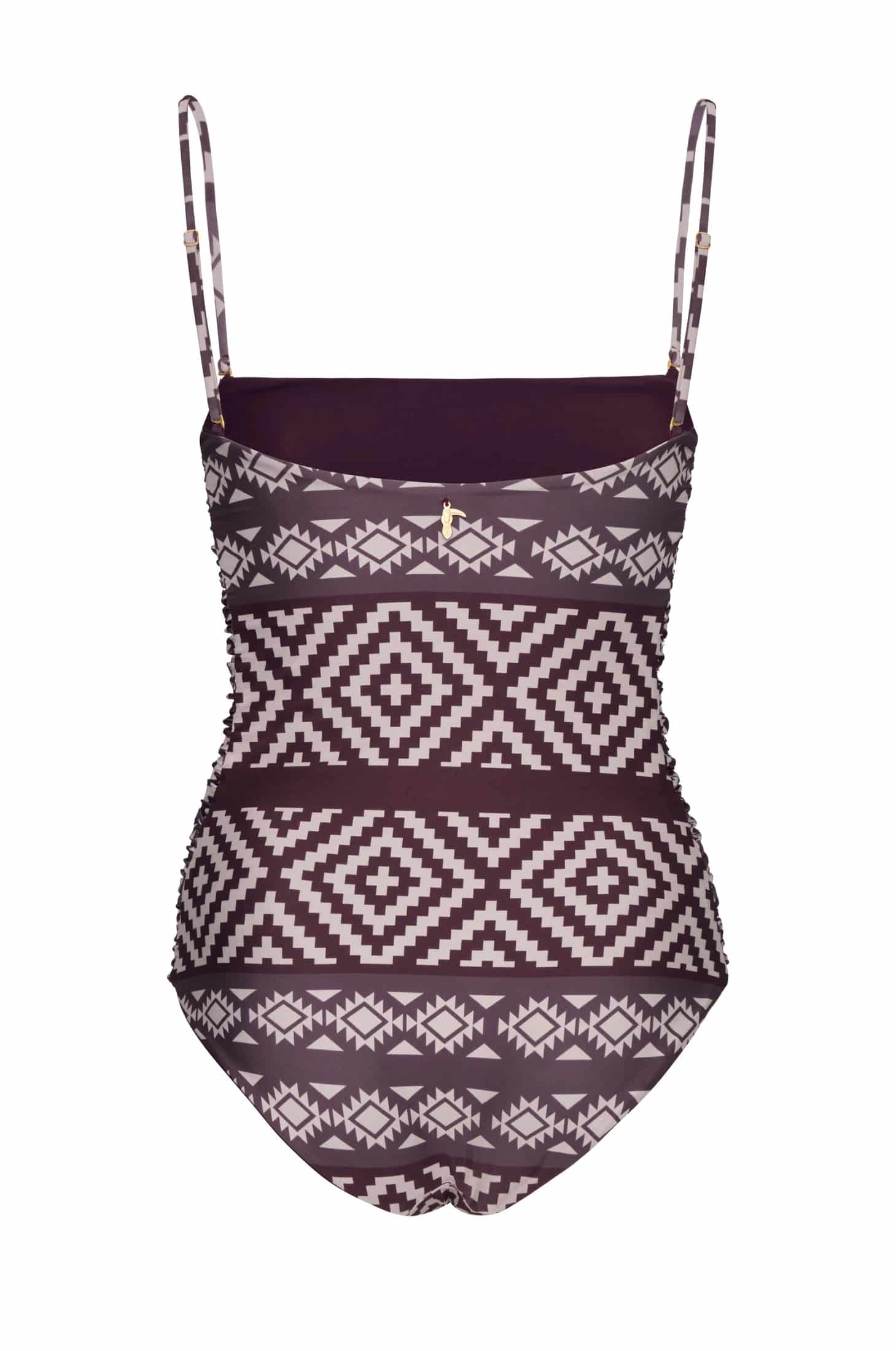Las Balsas One Piece / Ethnic Motif - Purple - miniatura 3