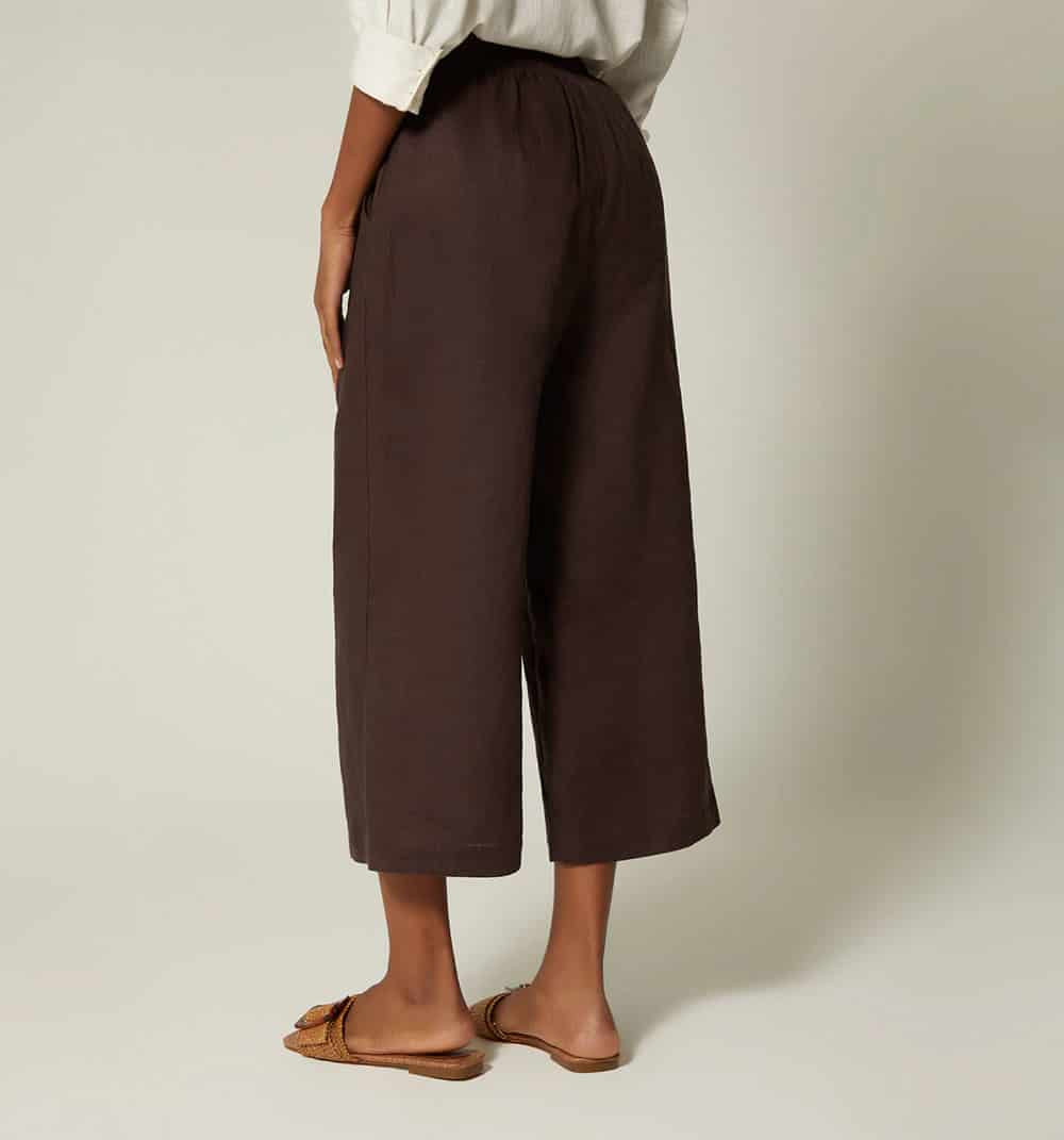 Pantalon tiro alto culotte - miniatura 6