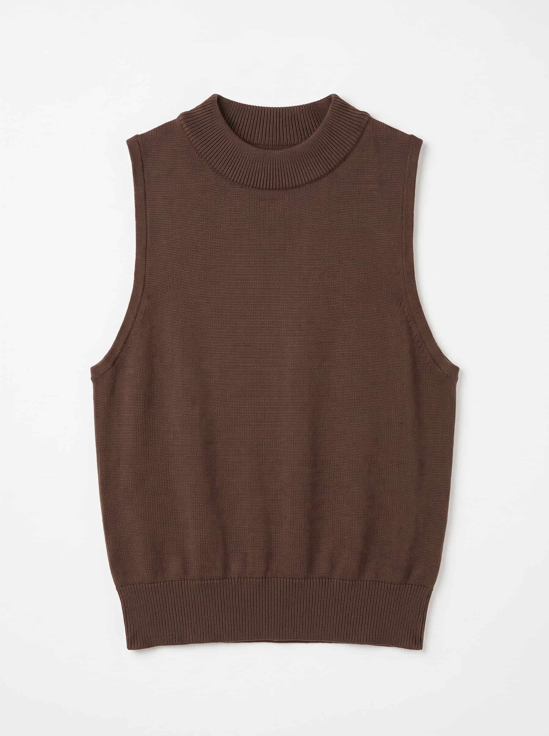 SOFT HIGH NECK - BROWN - miniatura 9