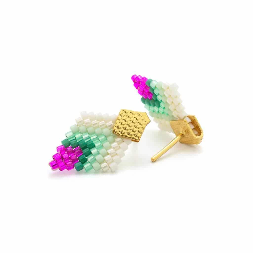 ARETES ROMBO PEQUEÑO (S) - miniatura 1