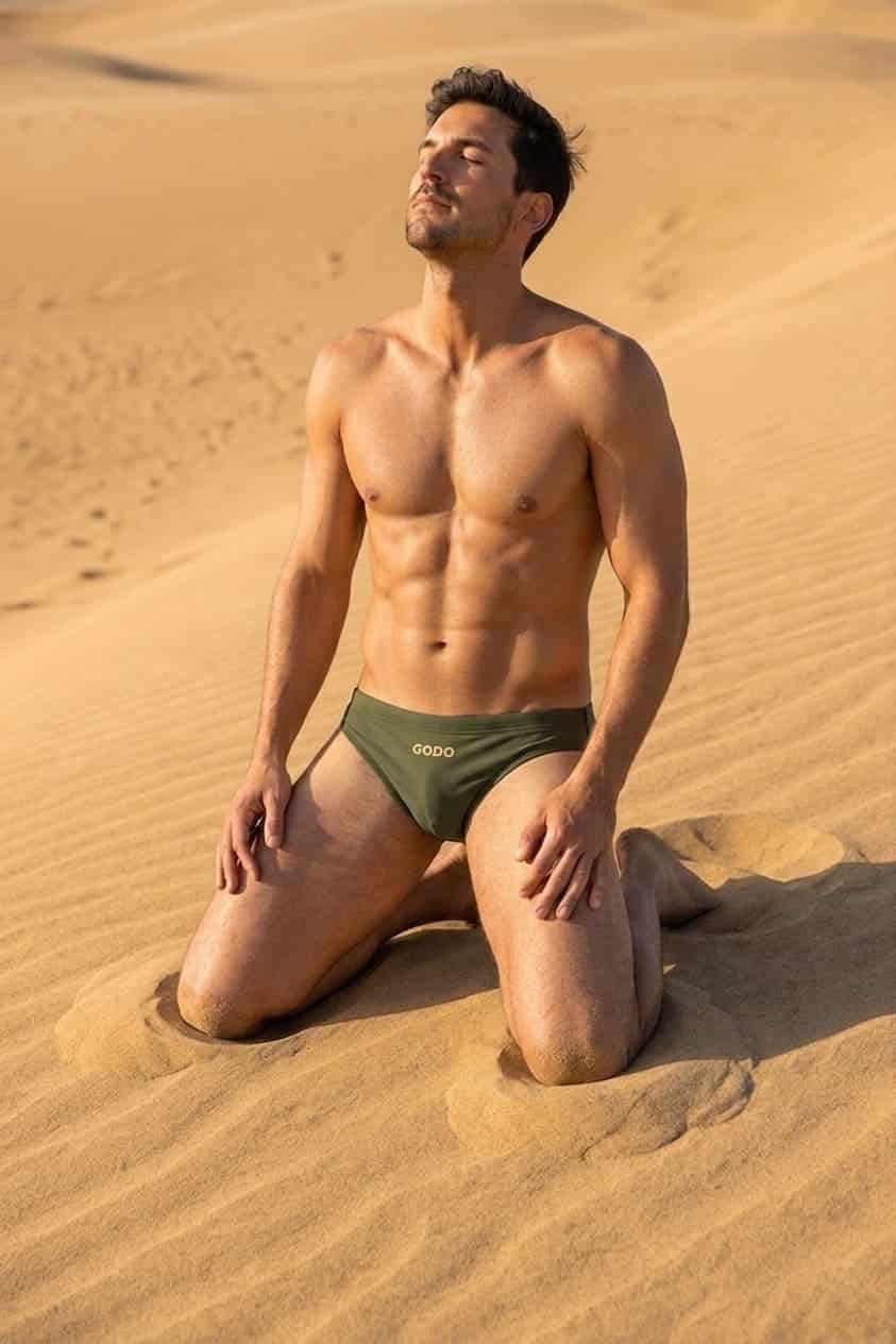 Swimbrief - Olive green - miniatura 5