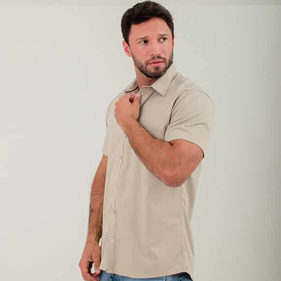 CAMISA MC 100% ALGODON HOMBRE - miniatura 9
