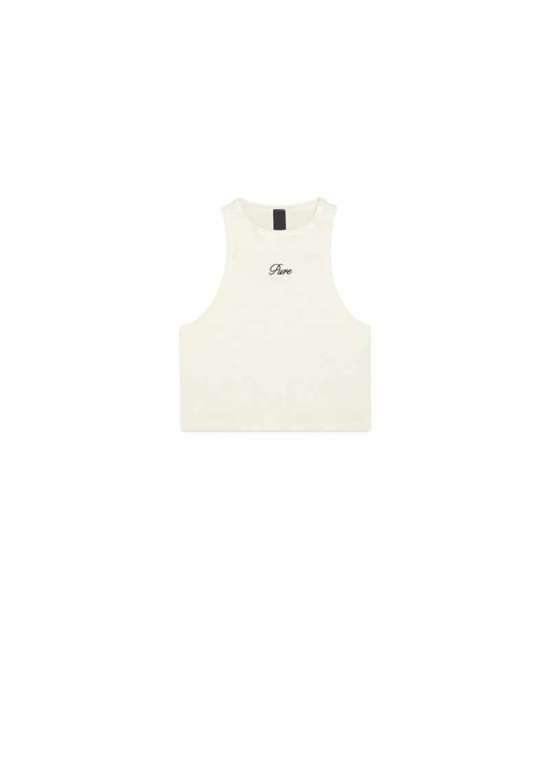 Classic cream crop top - miniatura 1
