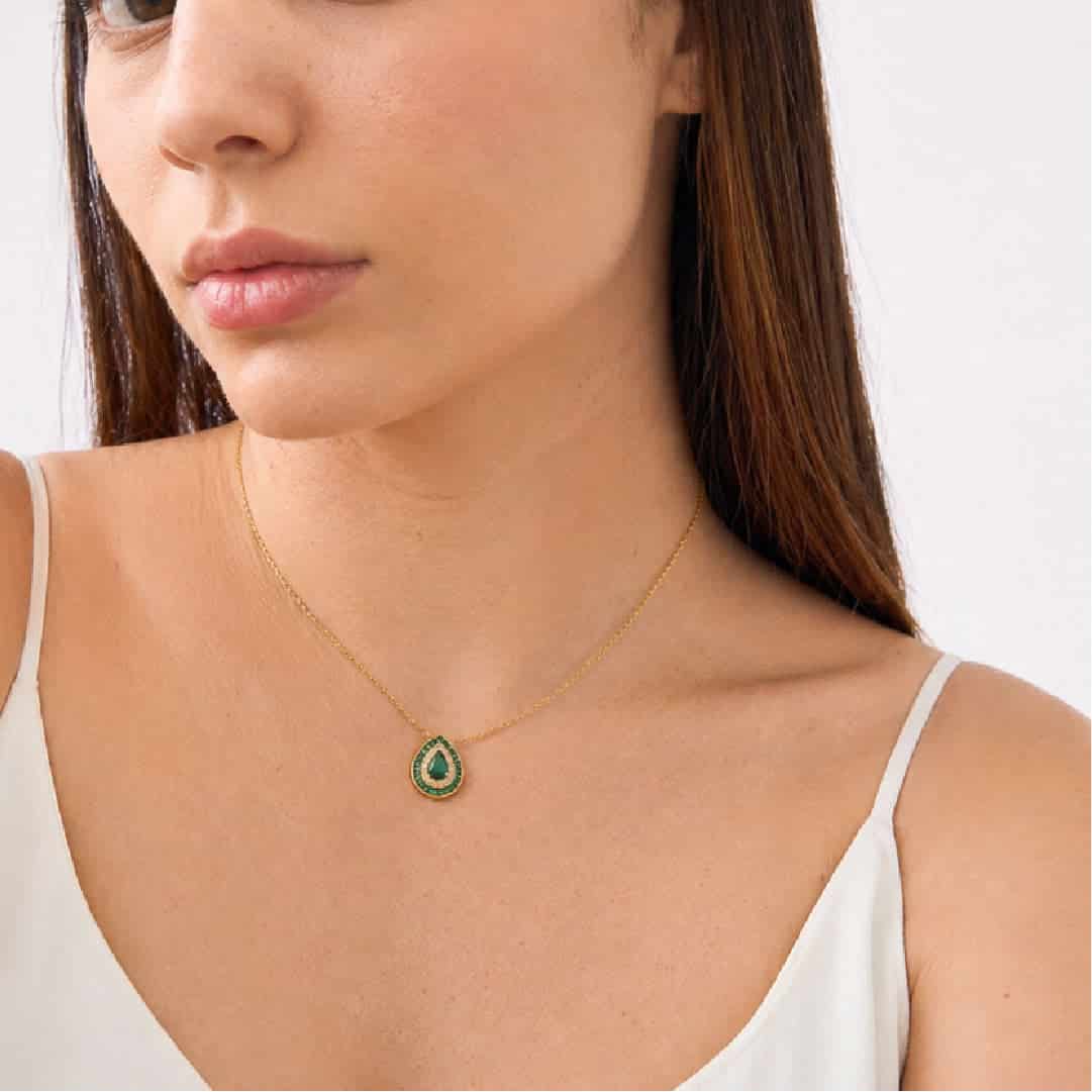 Collar Aqua Esmeralda - miniatura 2