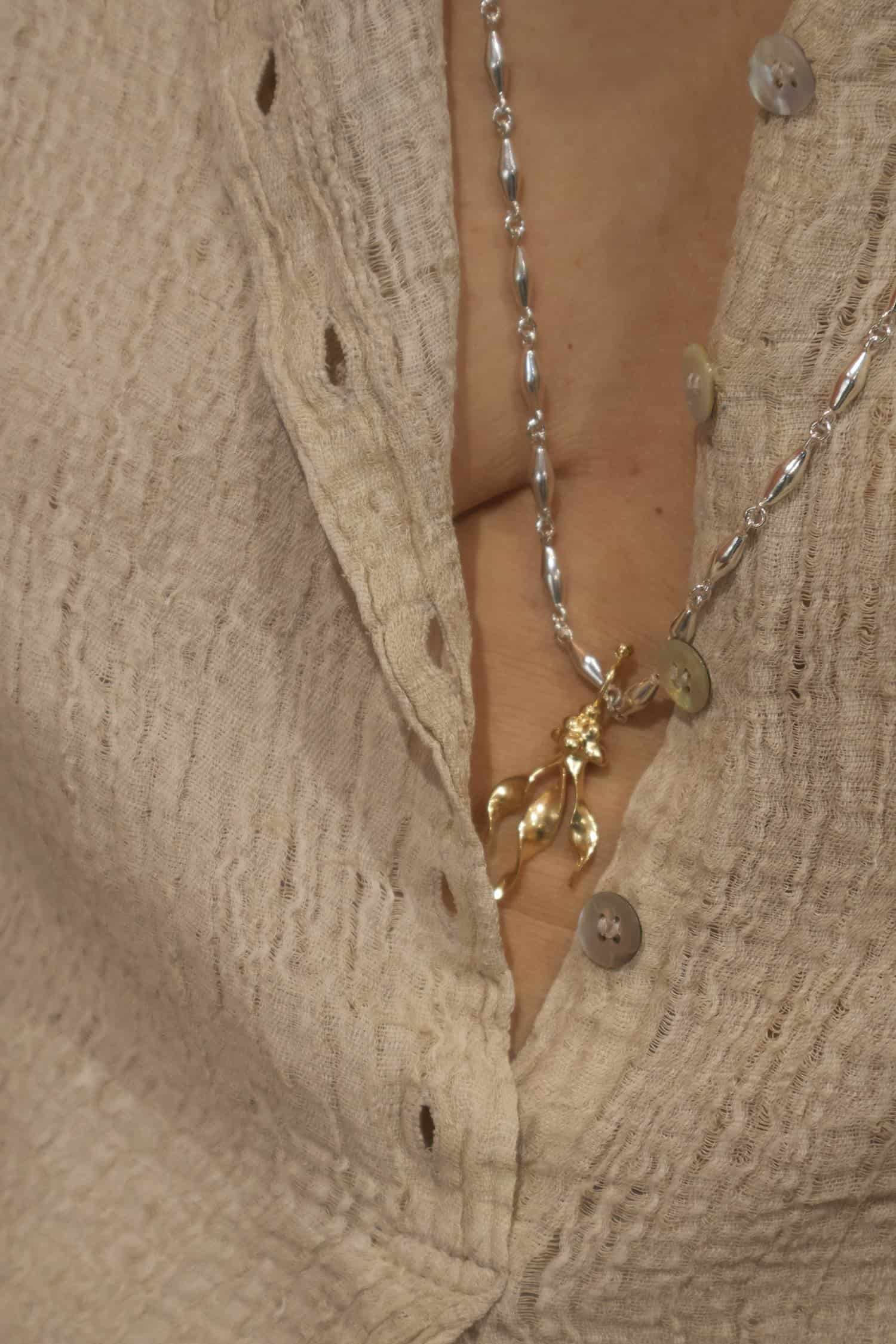 Maiz Pendant Gold - miniatura 1