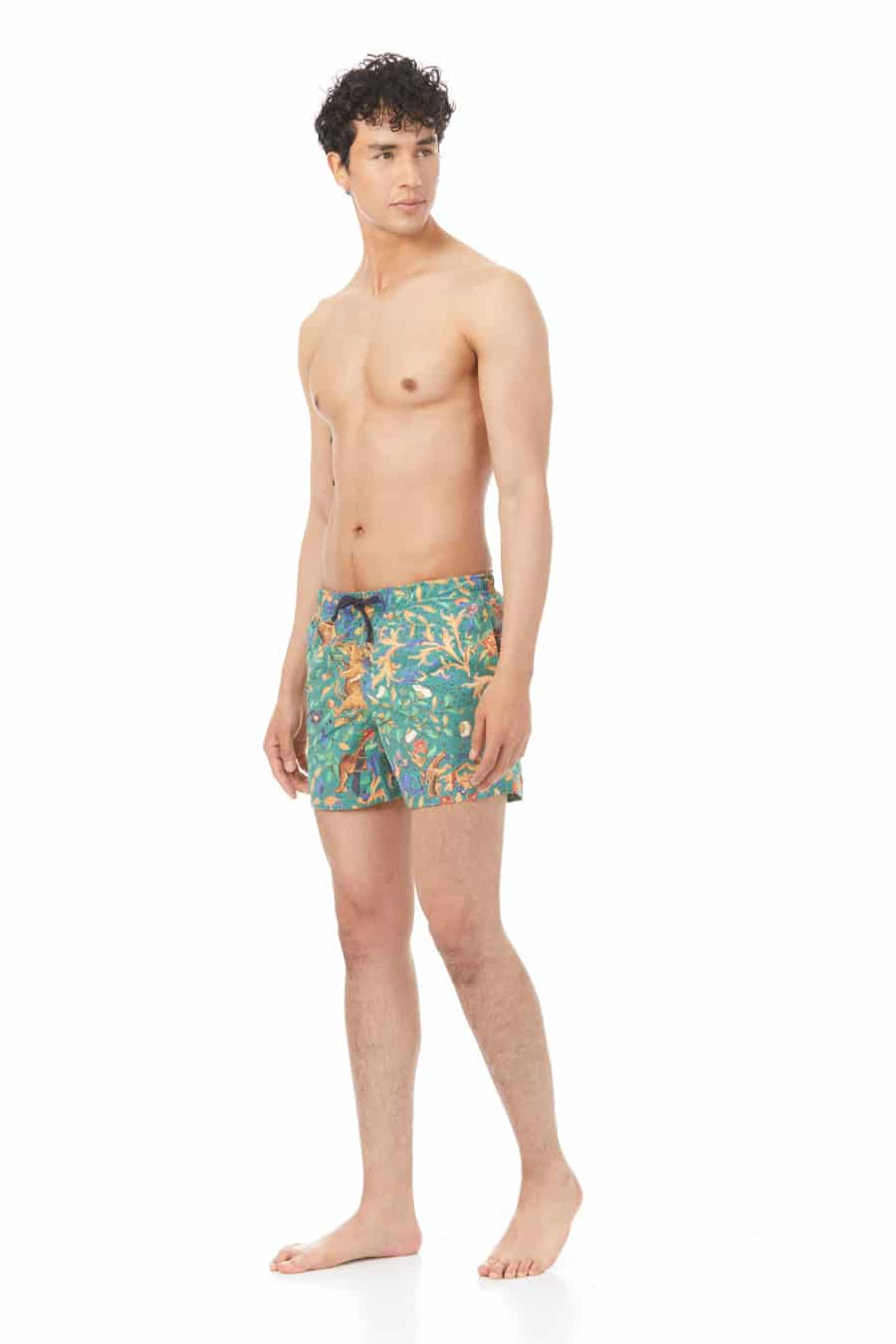 Men's lorenzo swim trunk green - miniatura 3