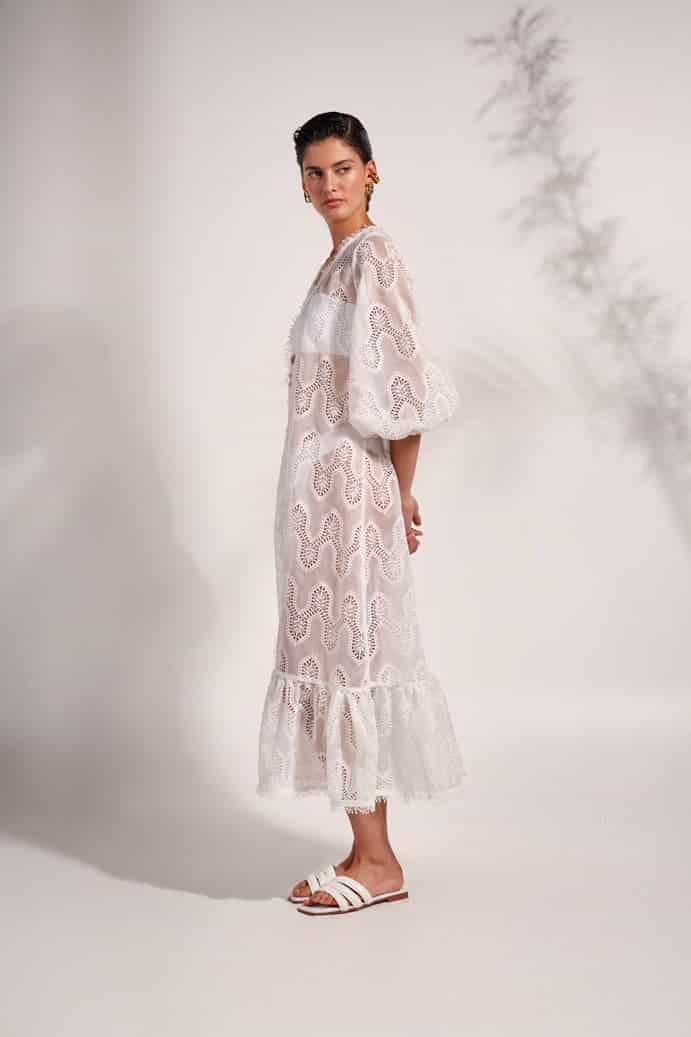 MADELEINE KIMONO WHITE - miniatura 3