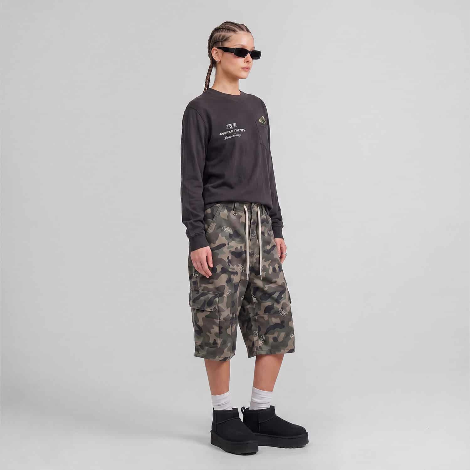 Garden LS T-Shirt - Black - miniatura 5