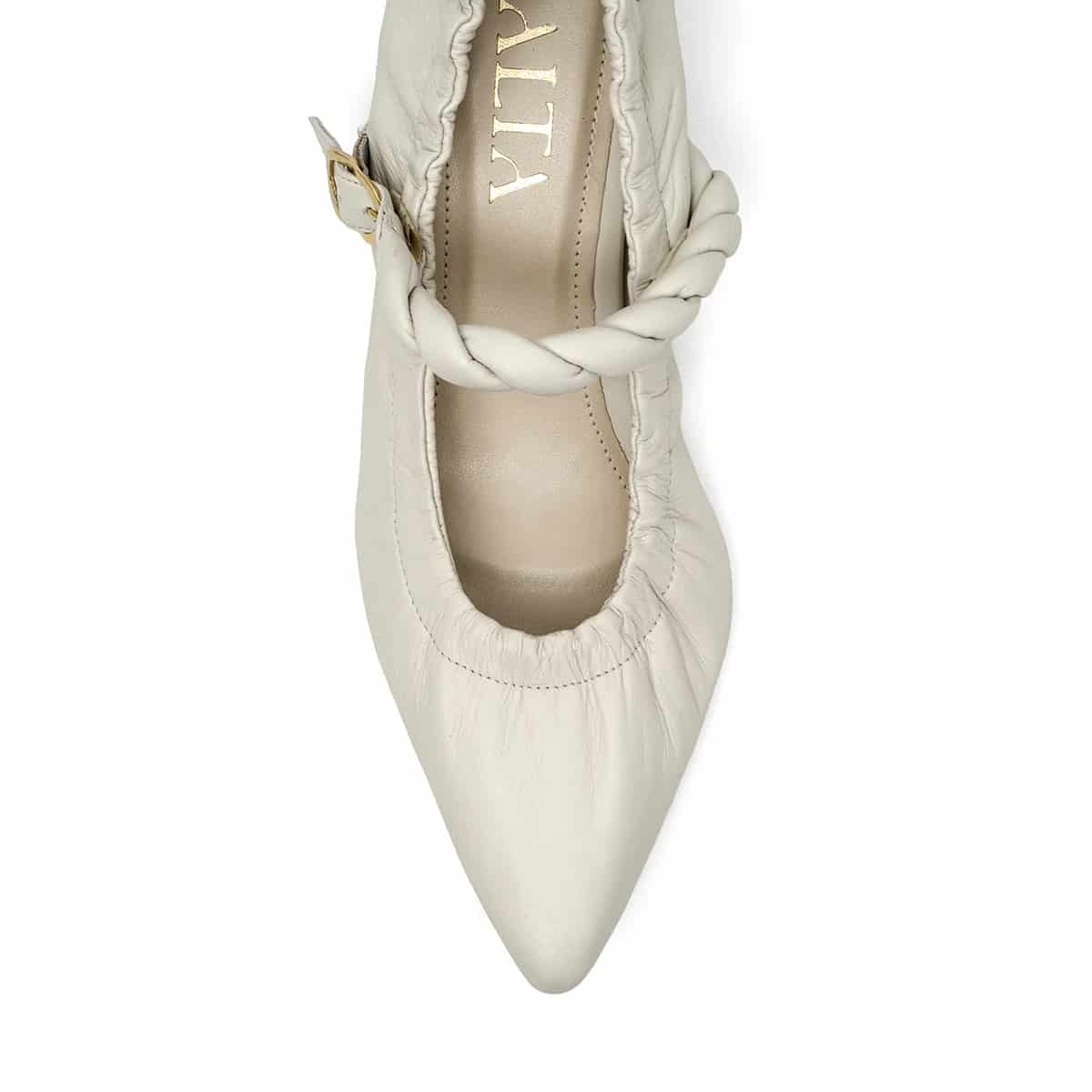 DONELLA OFF WHITE HEELS - miniatura 9